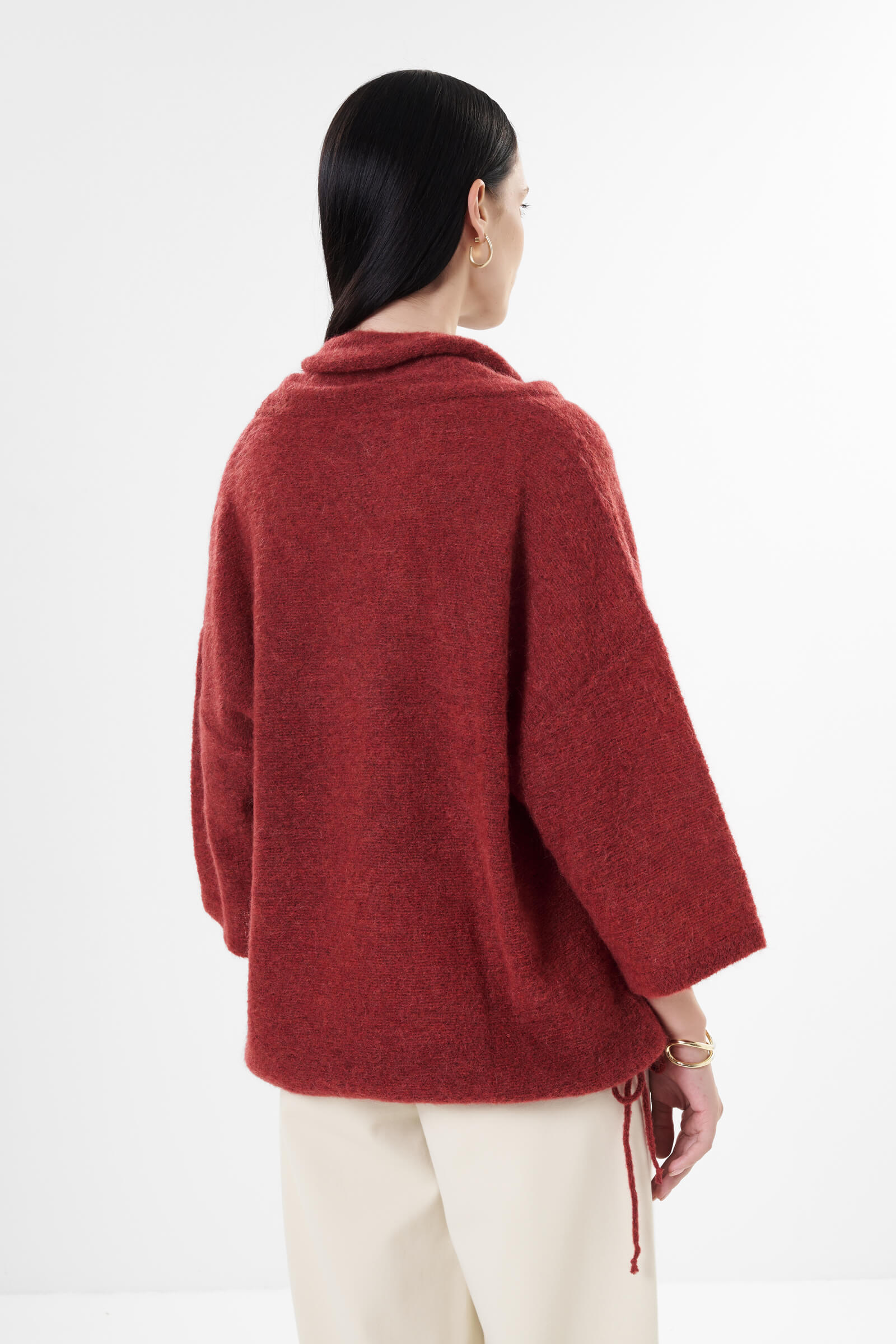 Джемпер из шерсти и мохера Бренд Sarah Pacini