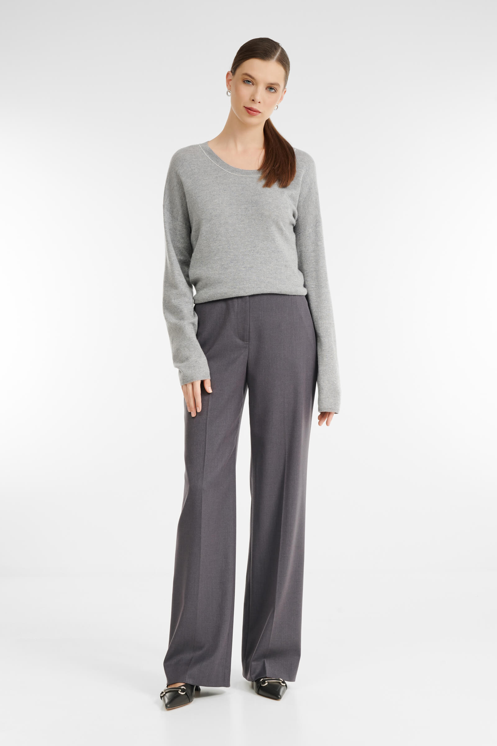 Широкие брюки со стрелками Бренд Rocco Ragni