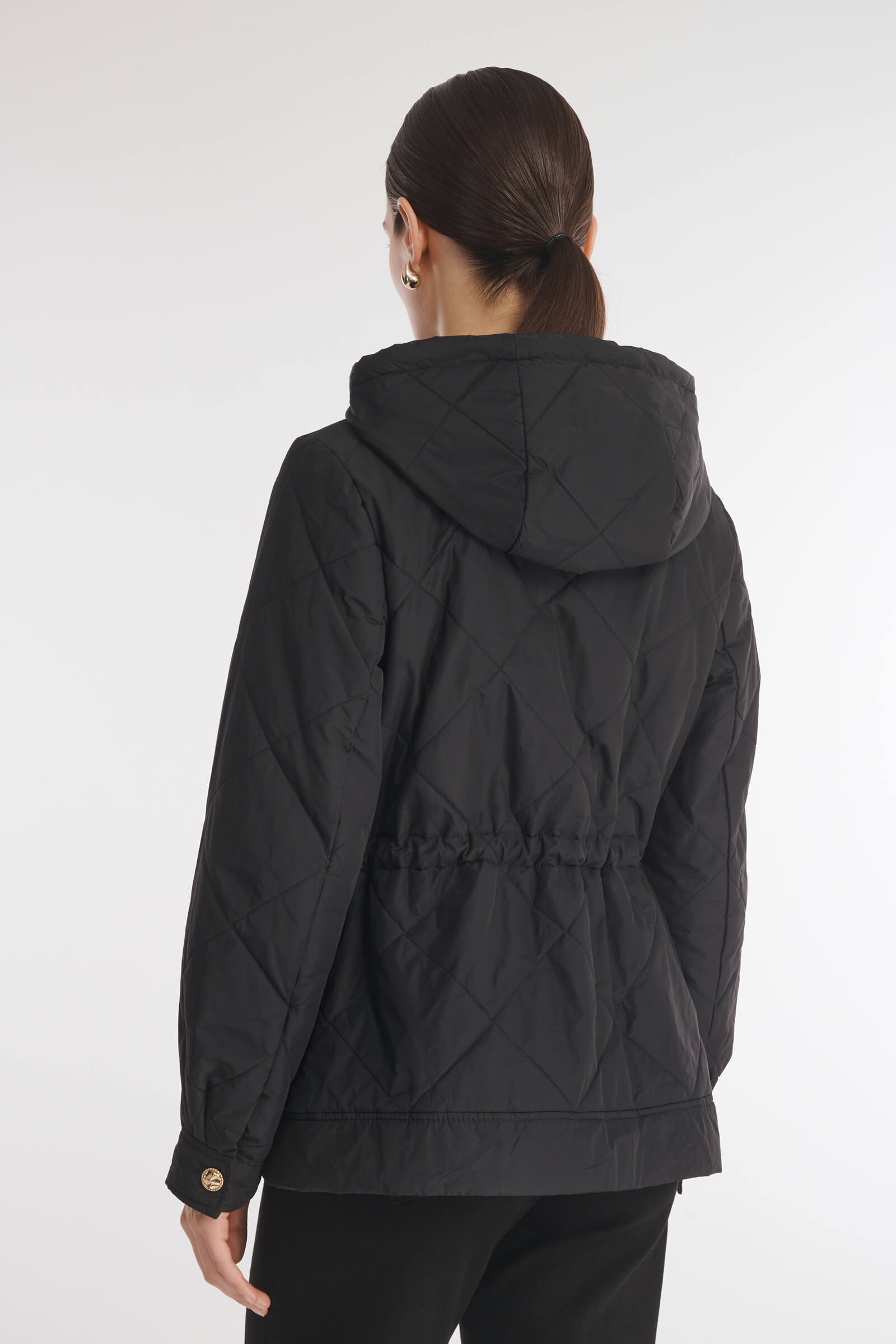 Стеганая куртка с кулиской на талии Бренд Caterina Leman