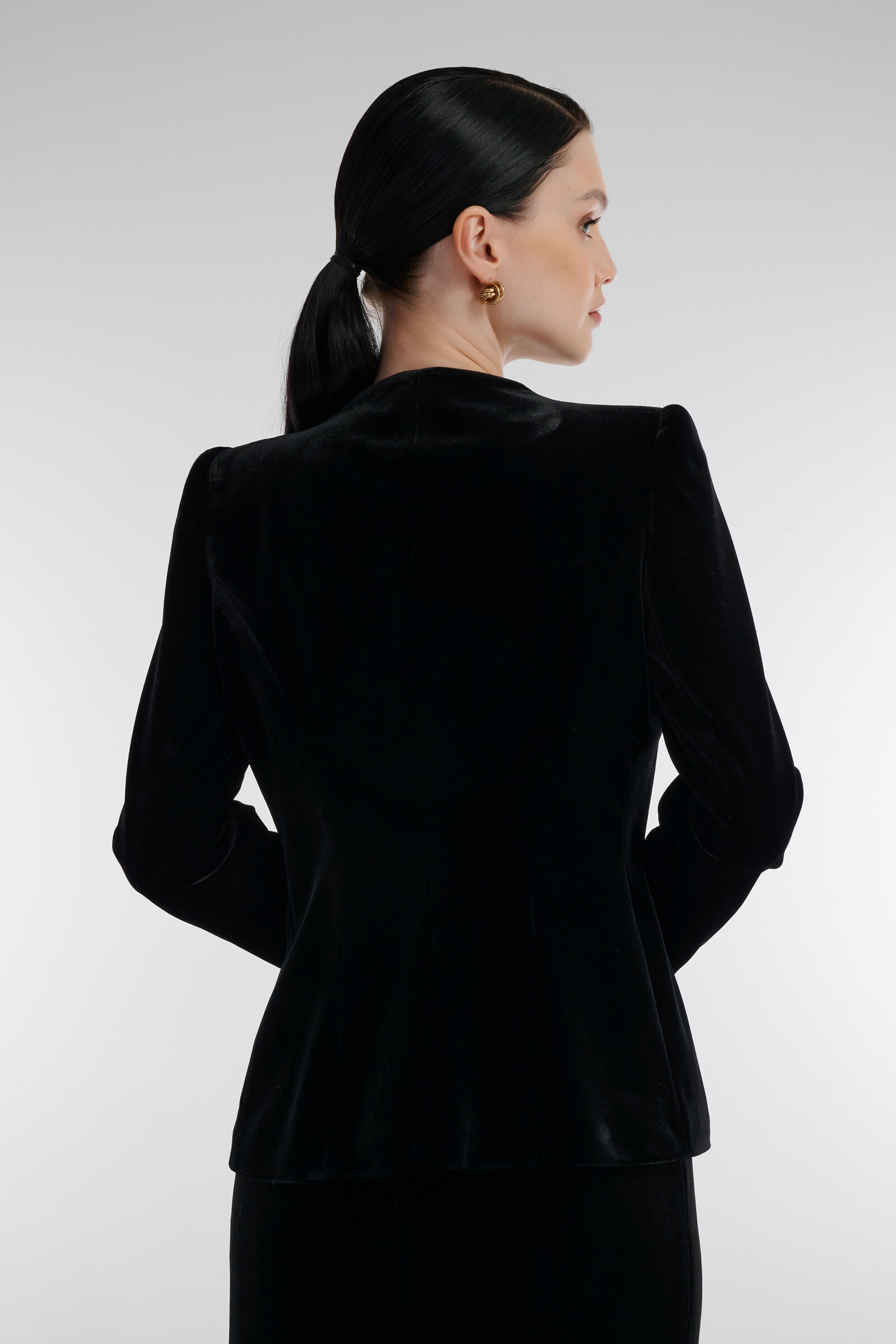 Бархатный жакет Бренд Caterina Leman