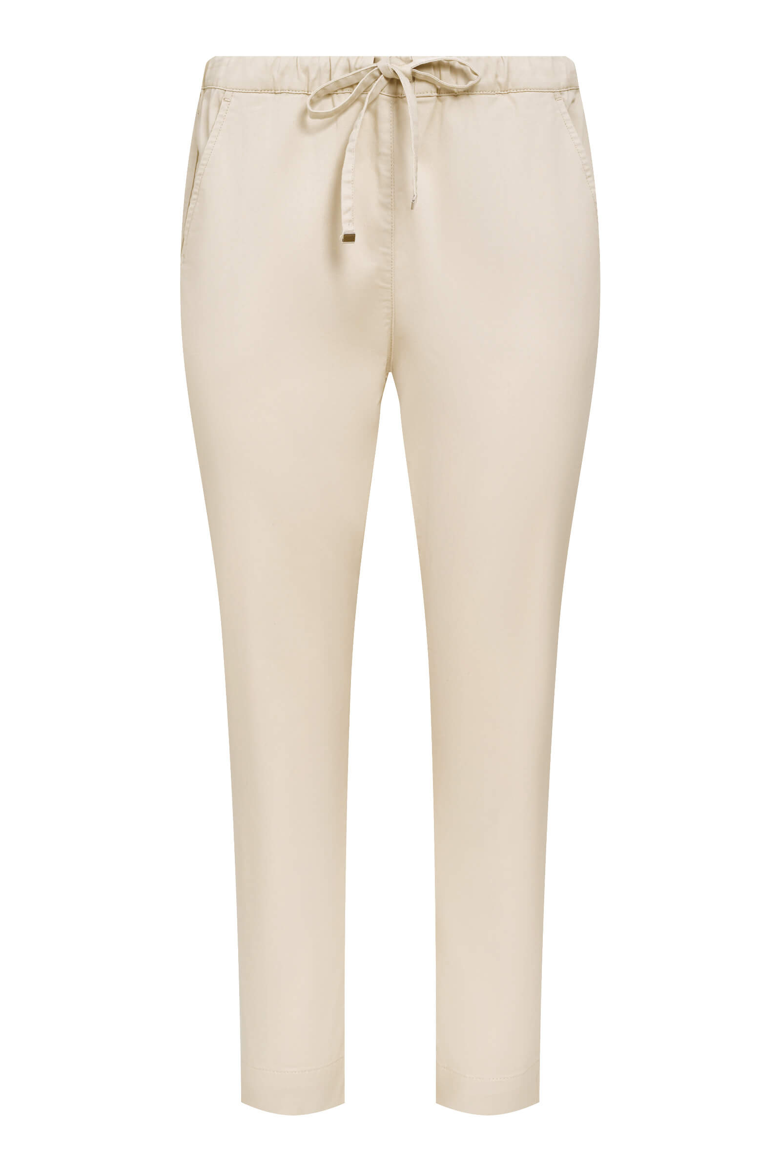 Зауженные хлопковые брюки на завязках Бренд MM