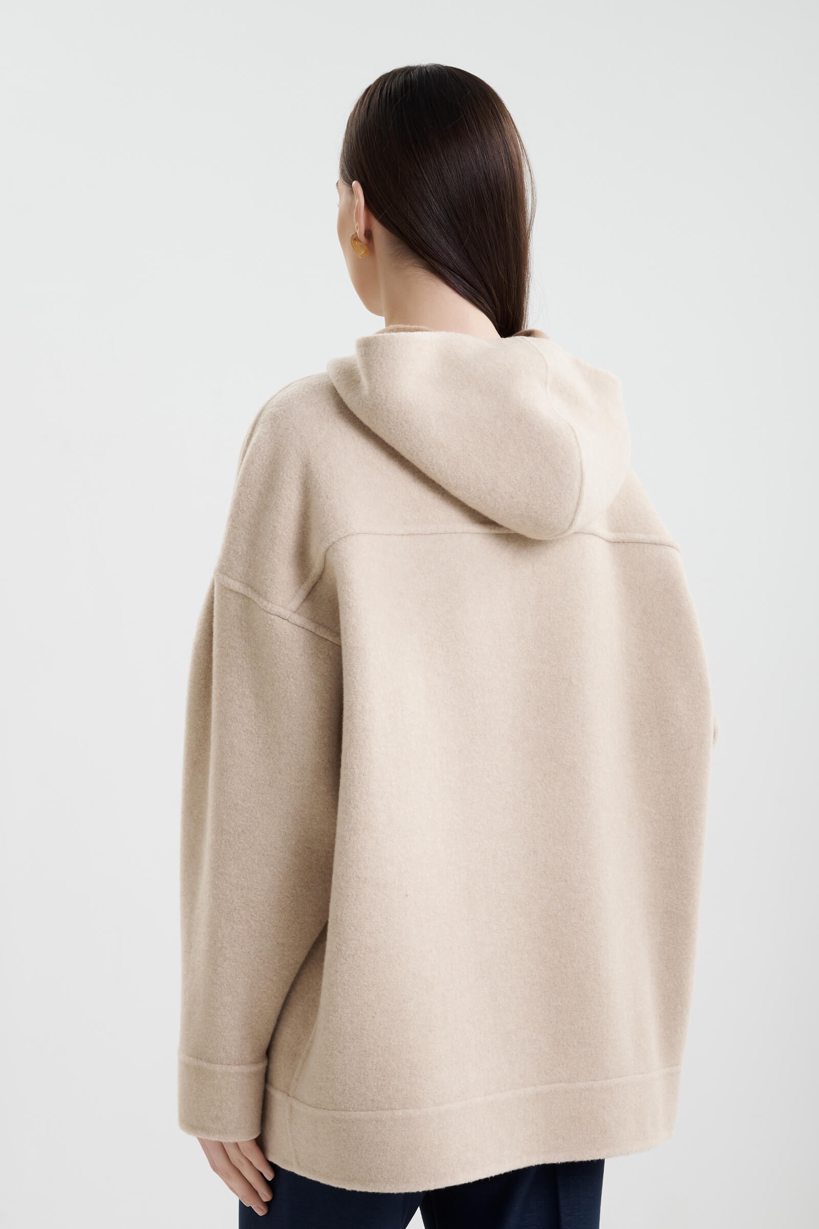 Толстовка из смесовой шерсти Бренд MM