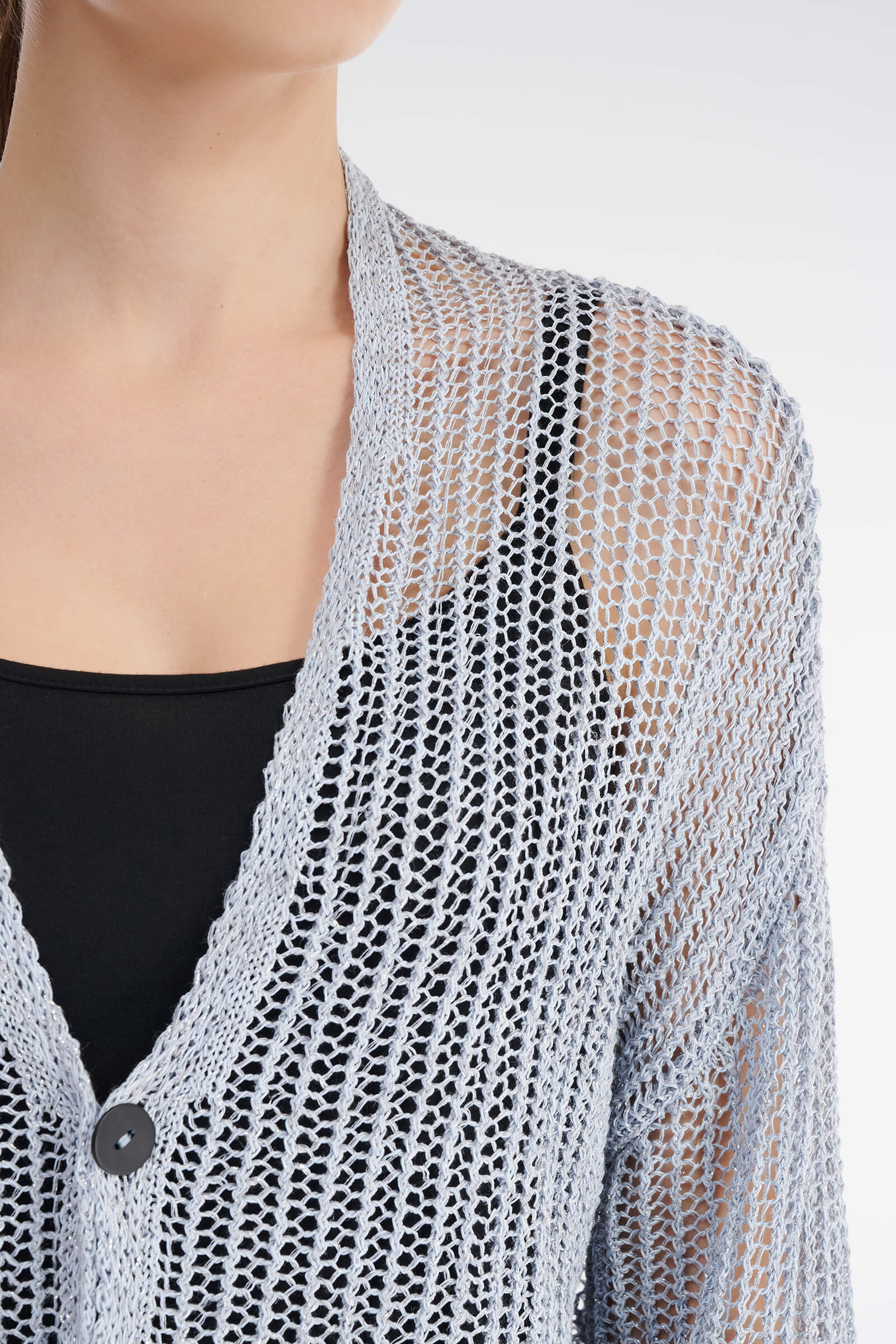 Тонкий вязаный кардиган Бренд Sarah Pacini