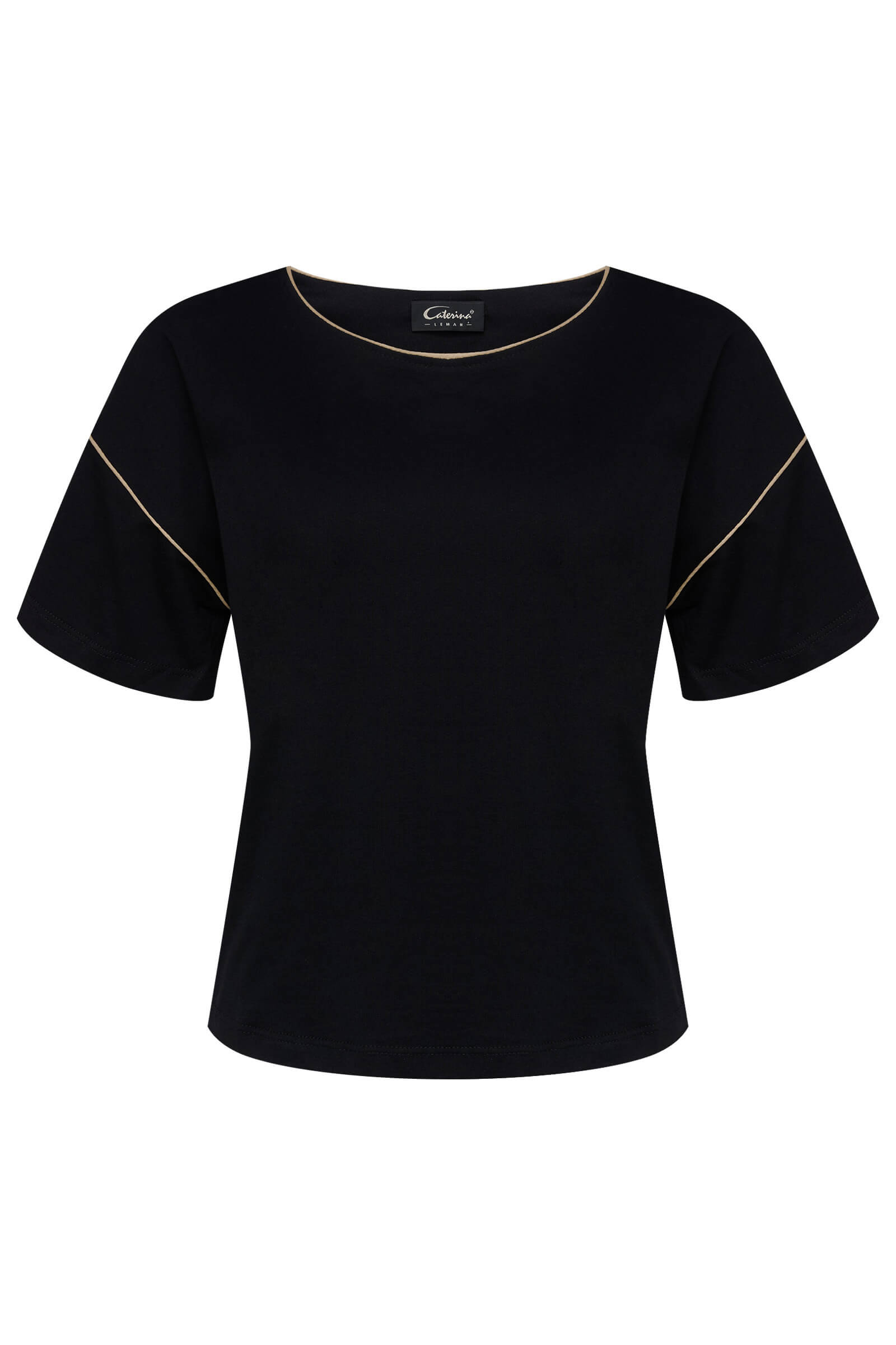 Джемпер с контрастной окантовкой Бренд Caterina Leman