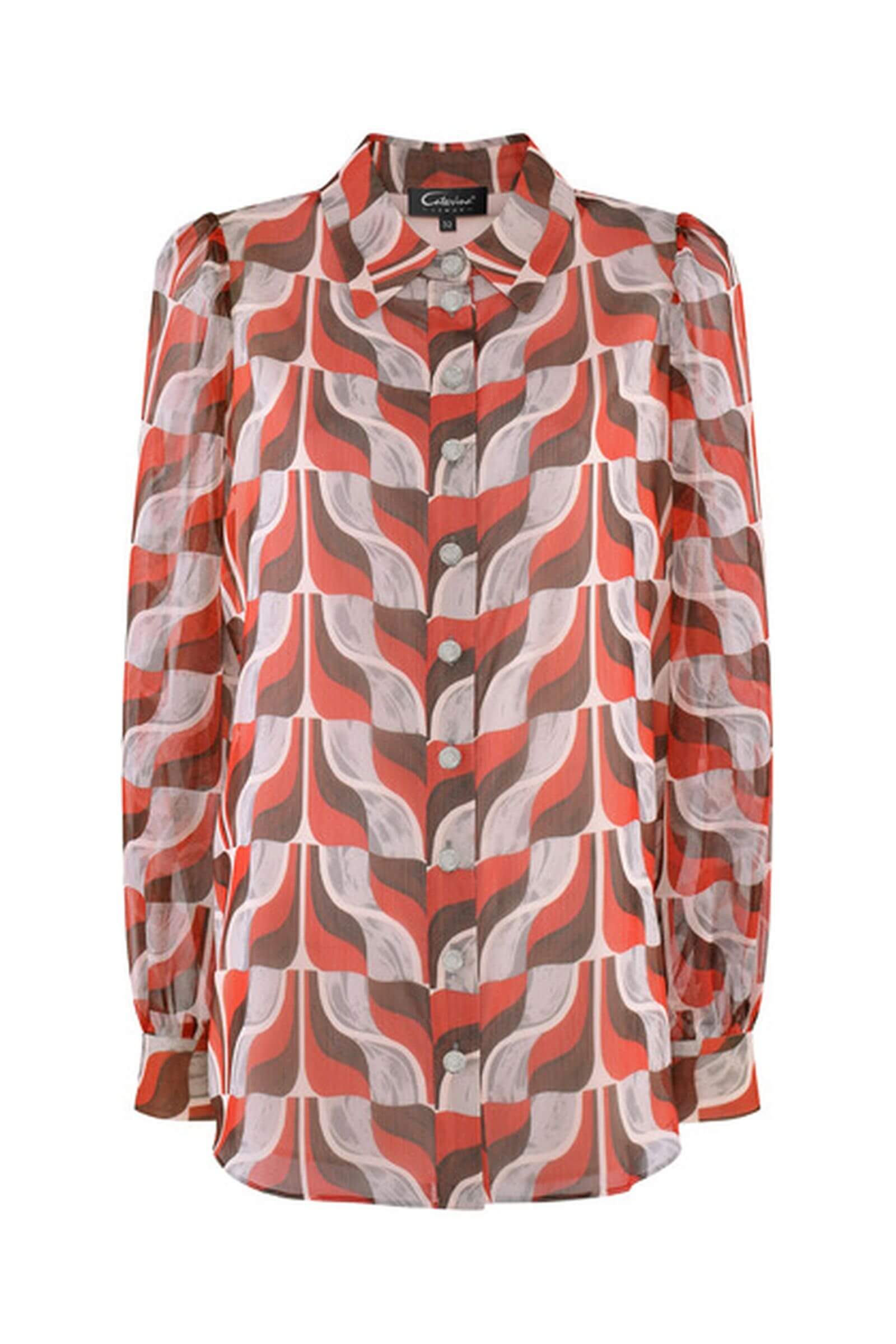 Рубашка с абстрактным принтом Бренд Caterina Leman