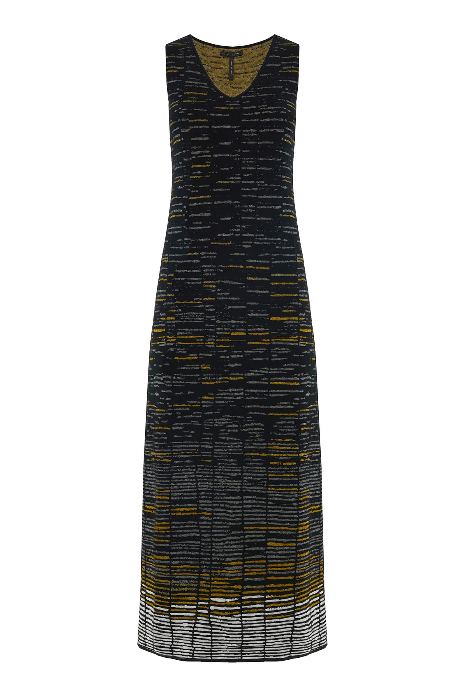 Трикотажное платье без рукавов Бренд Sarah Pacini