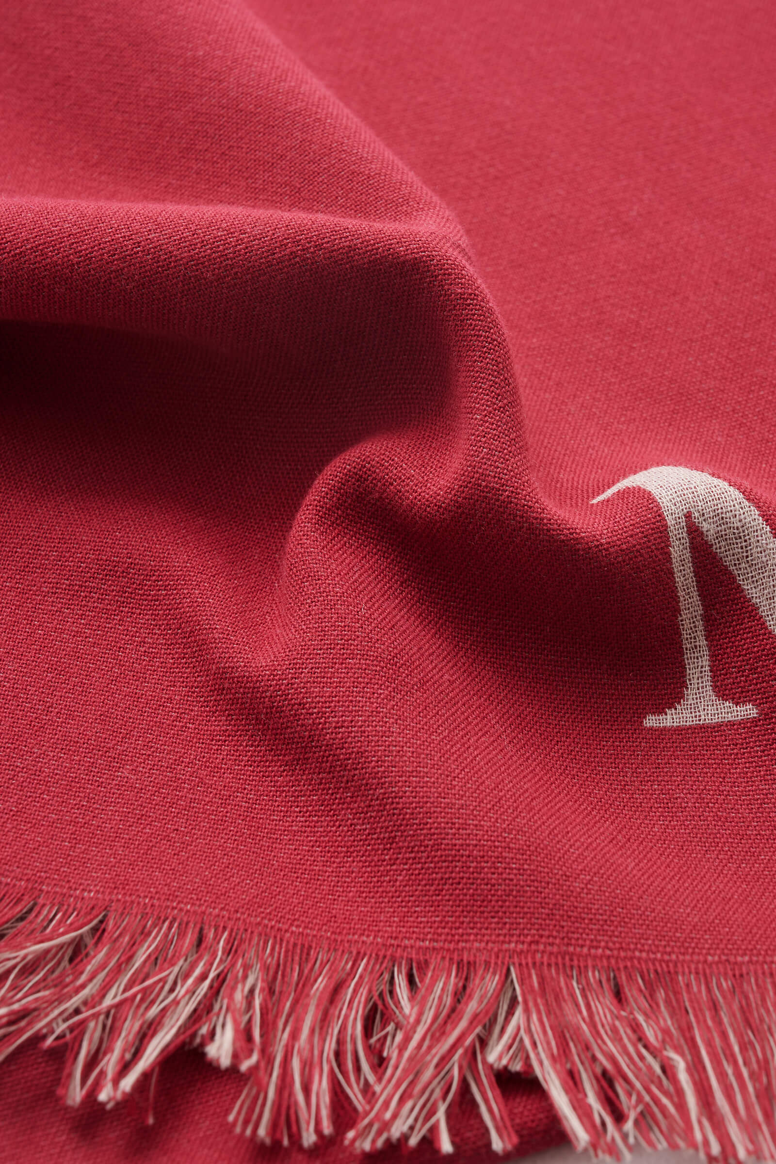 Палантин из хлопка и шерсти Бренд MM