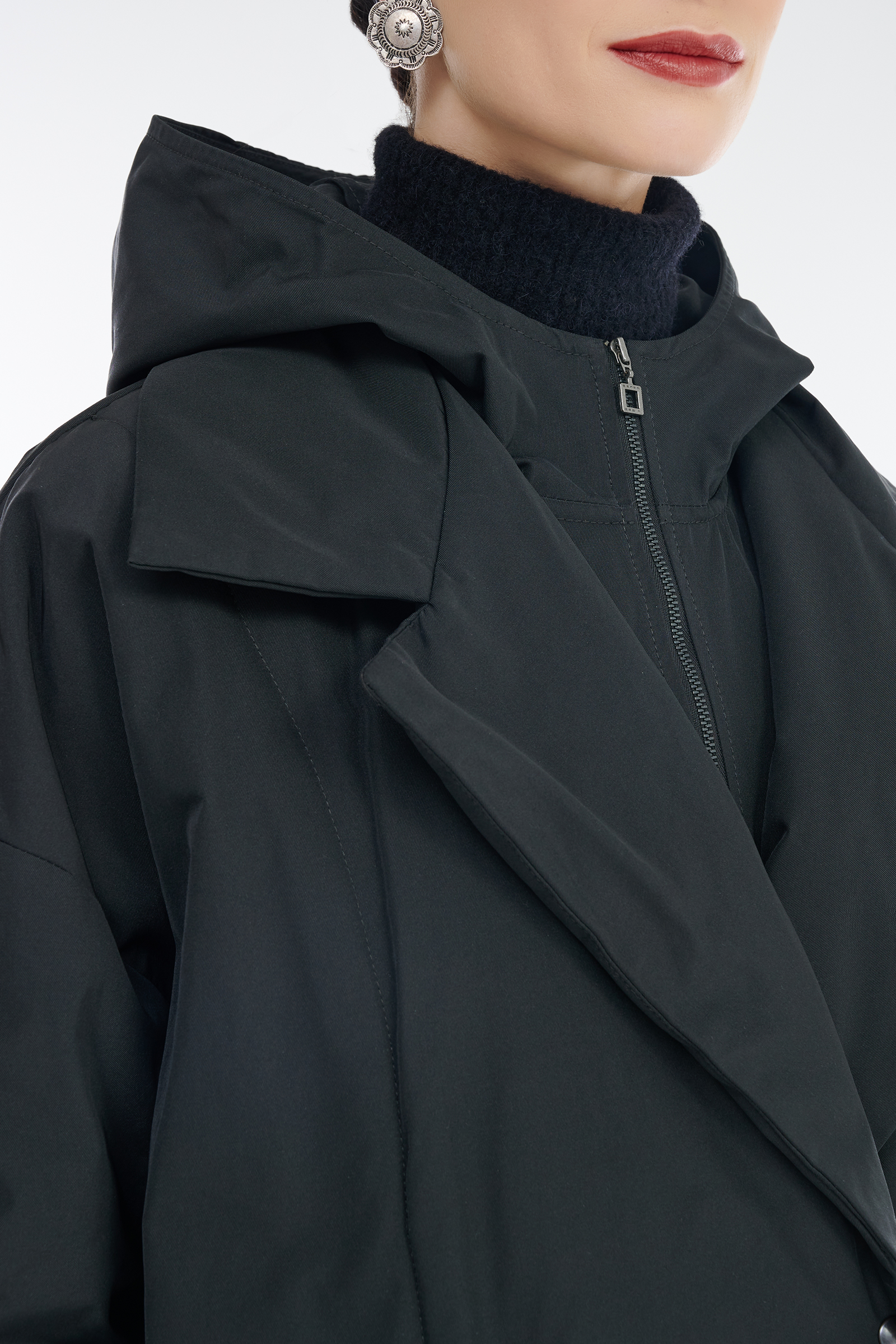 Пальто со съемным жилетом Бренд Sarah Pacini