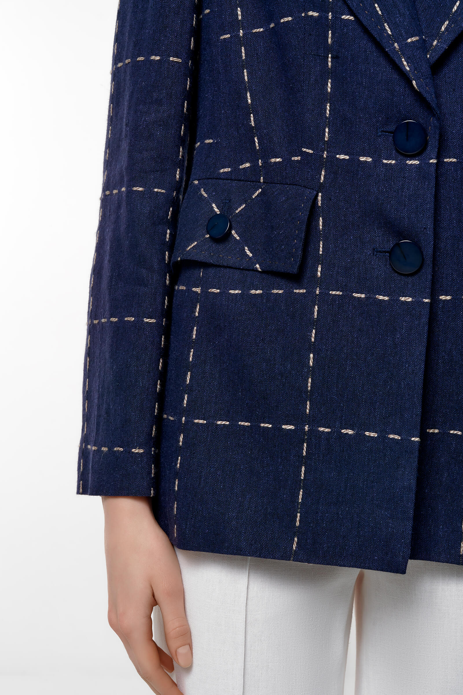 Пиджак с принтом в виде строчки Бренд Caterina Leman