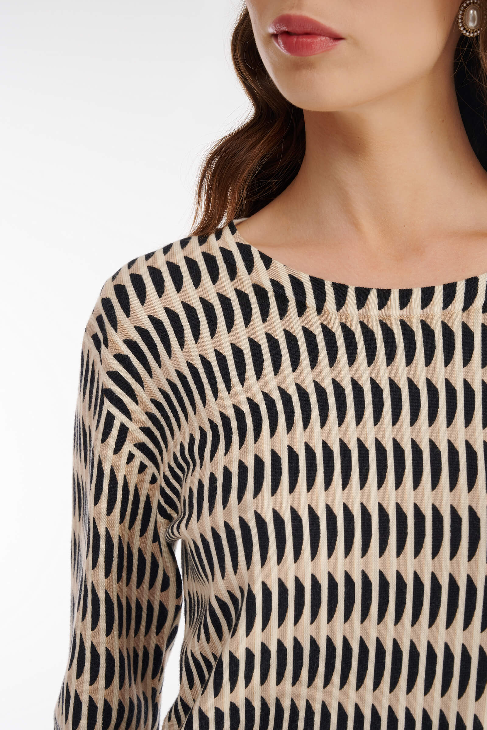 Джемпер с узором Бренд Diana Gallesi