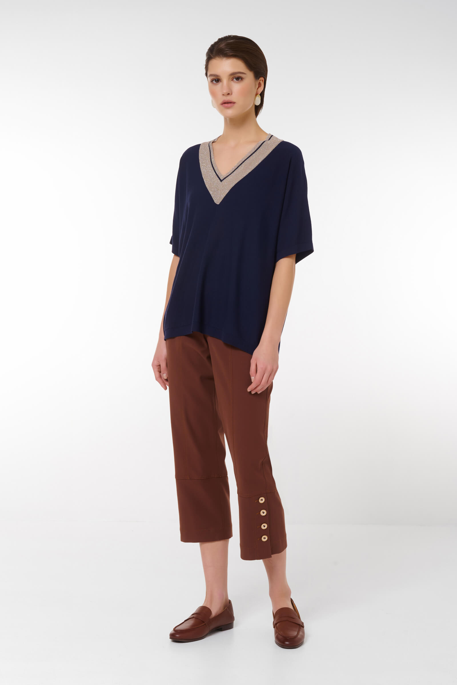 Джемпер с люрексом Бренд Caterina Leman