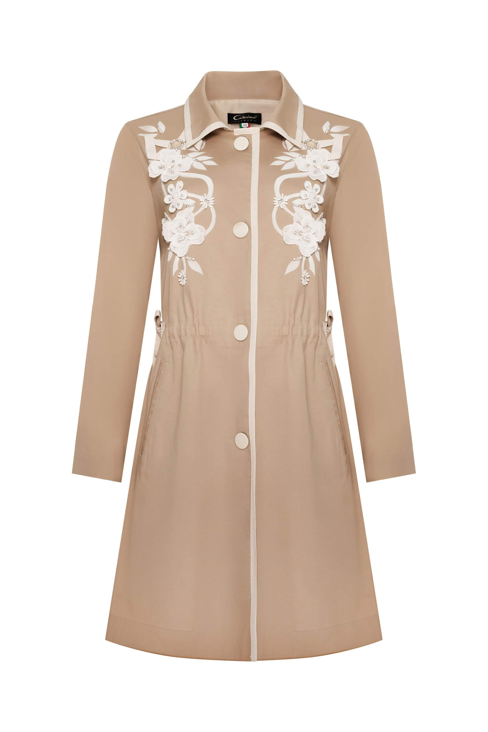 Плащ с декором Бренд Caterina Leman