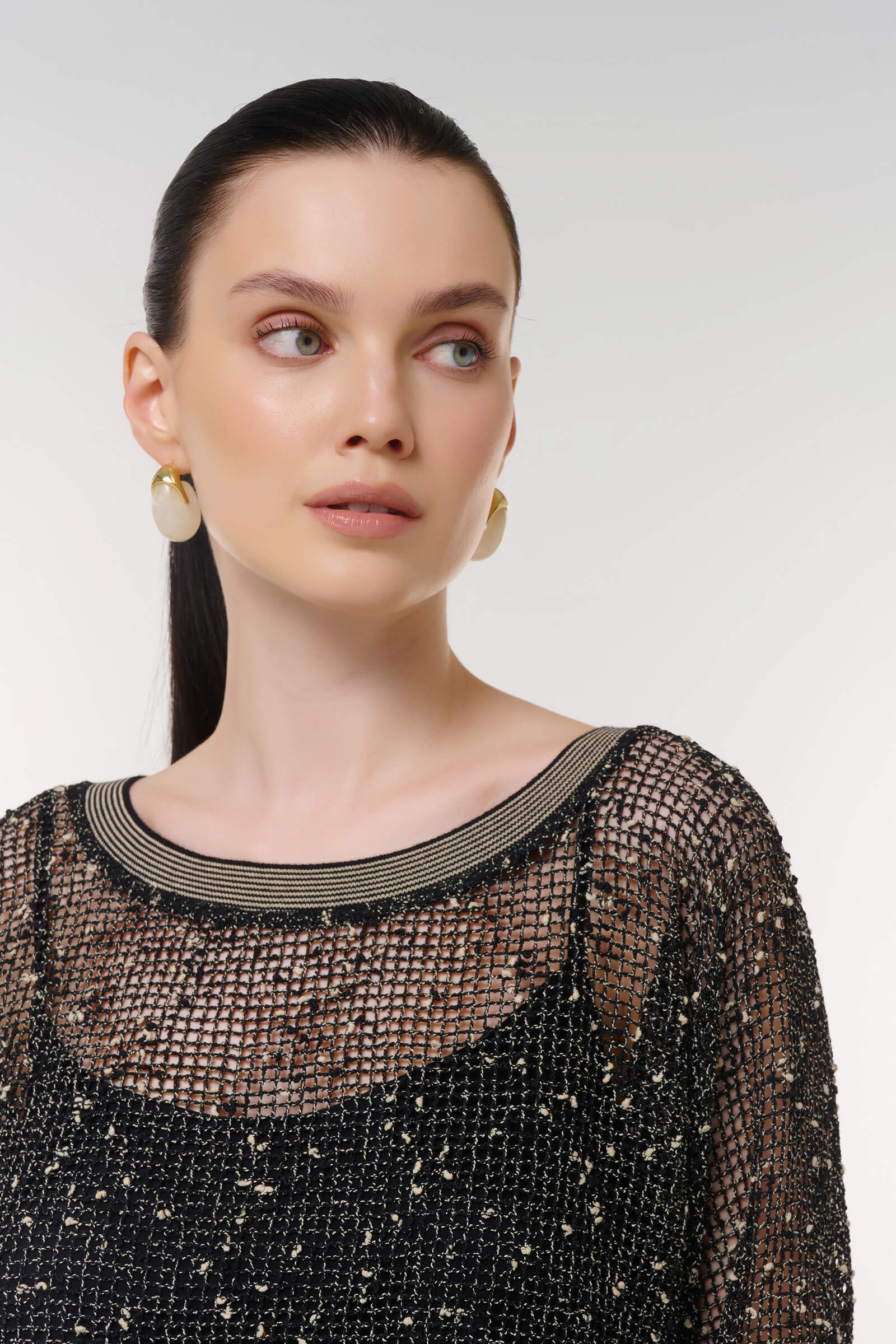 Блузка с перфорацией Бренд Caterina Leman