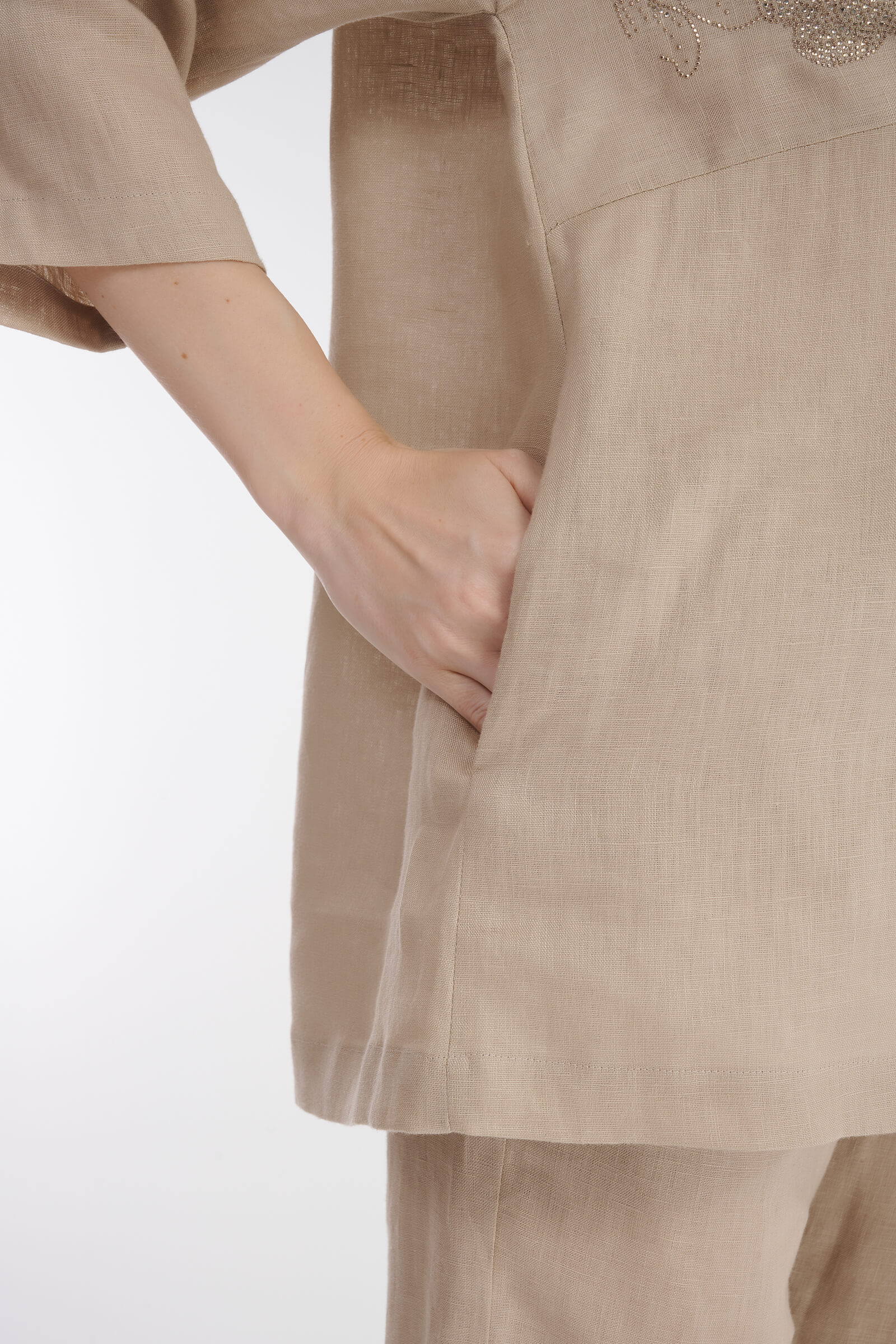 Льняная блузка Бренд Daniela Drei