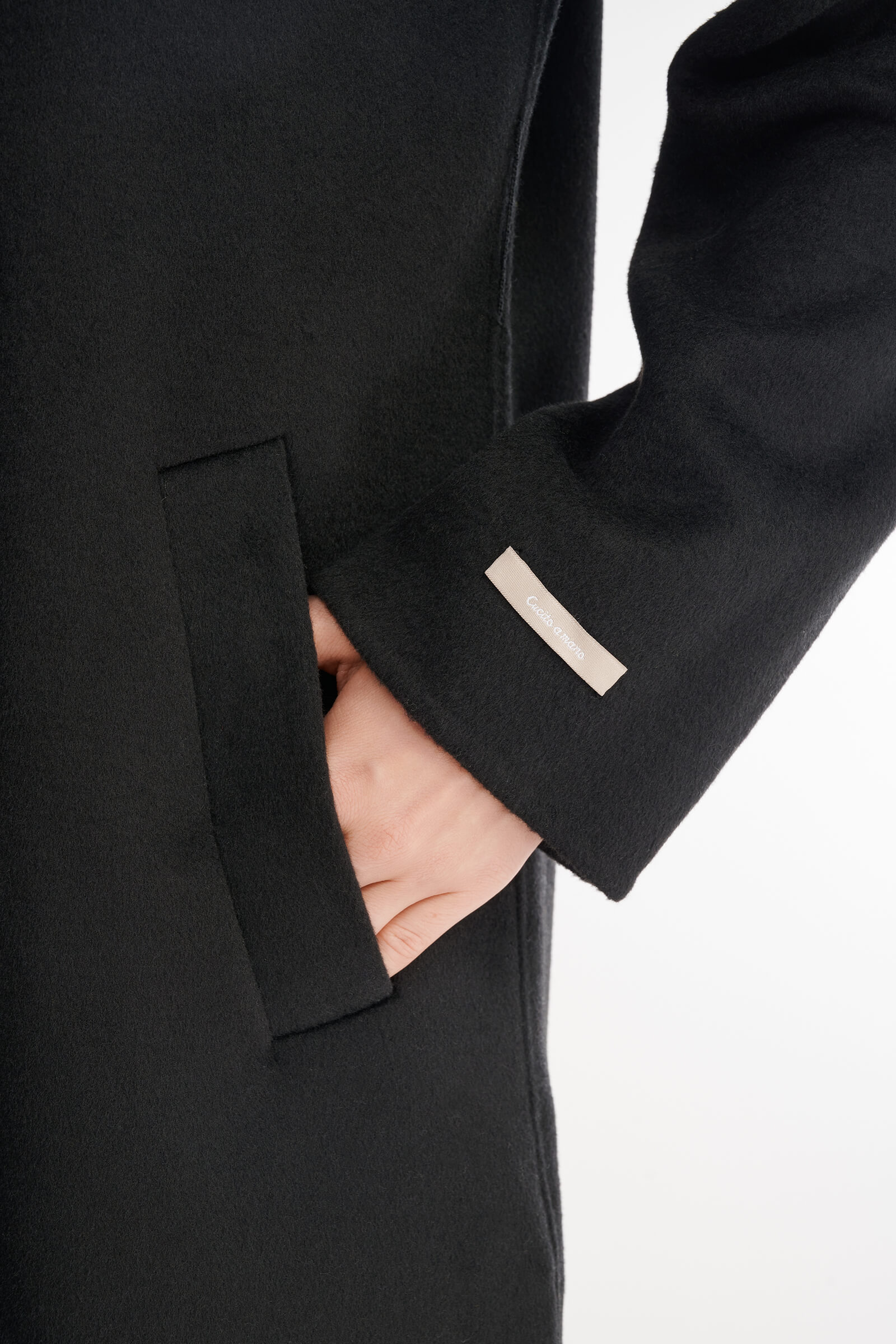 Двубортное пальто длины миди Бренд Diana Gallesi