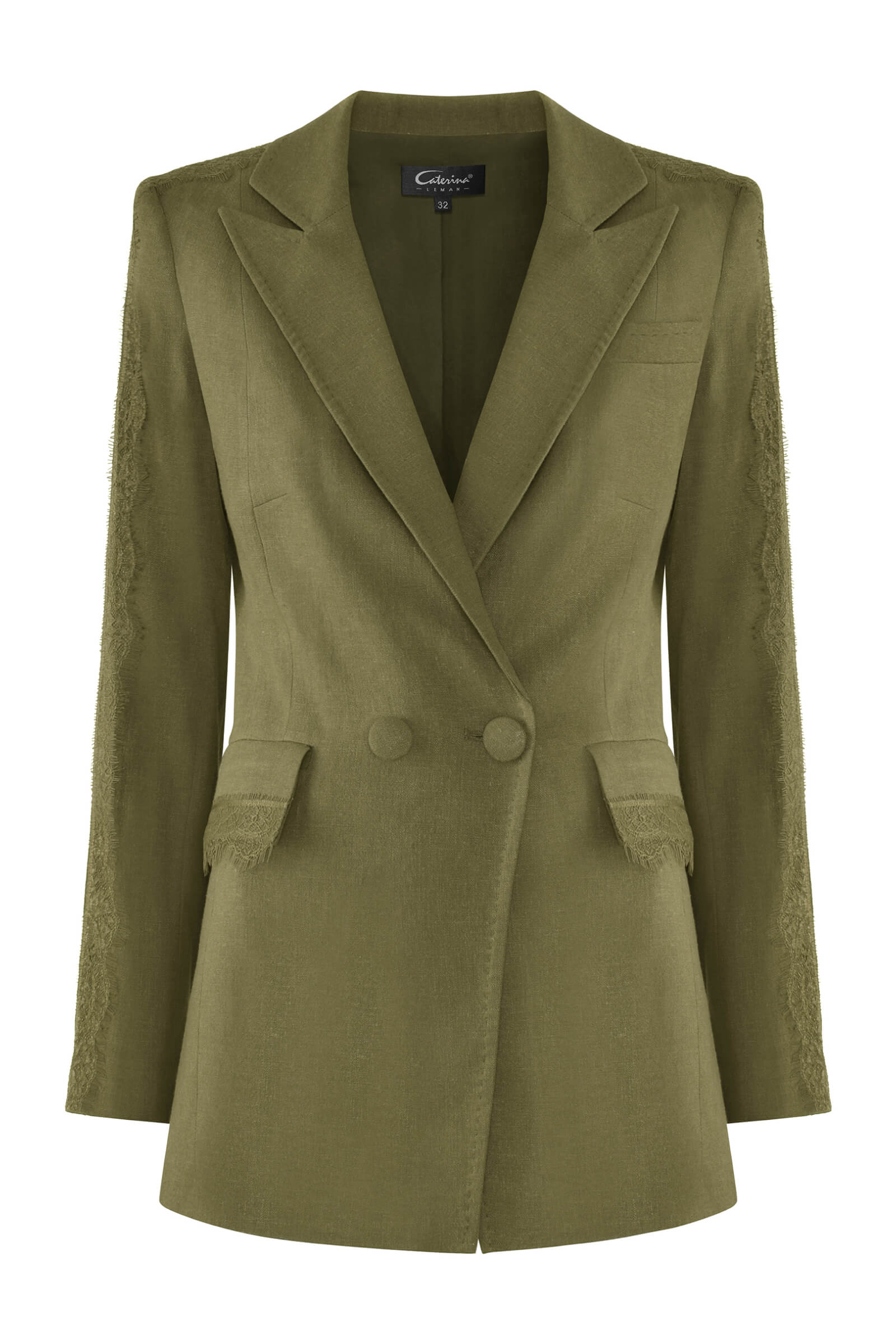 Жакет из вискозы и льна Бренд Caterina Leman