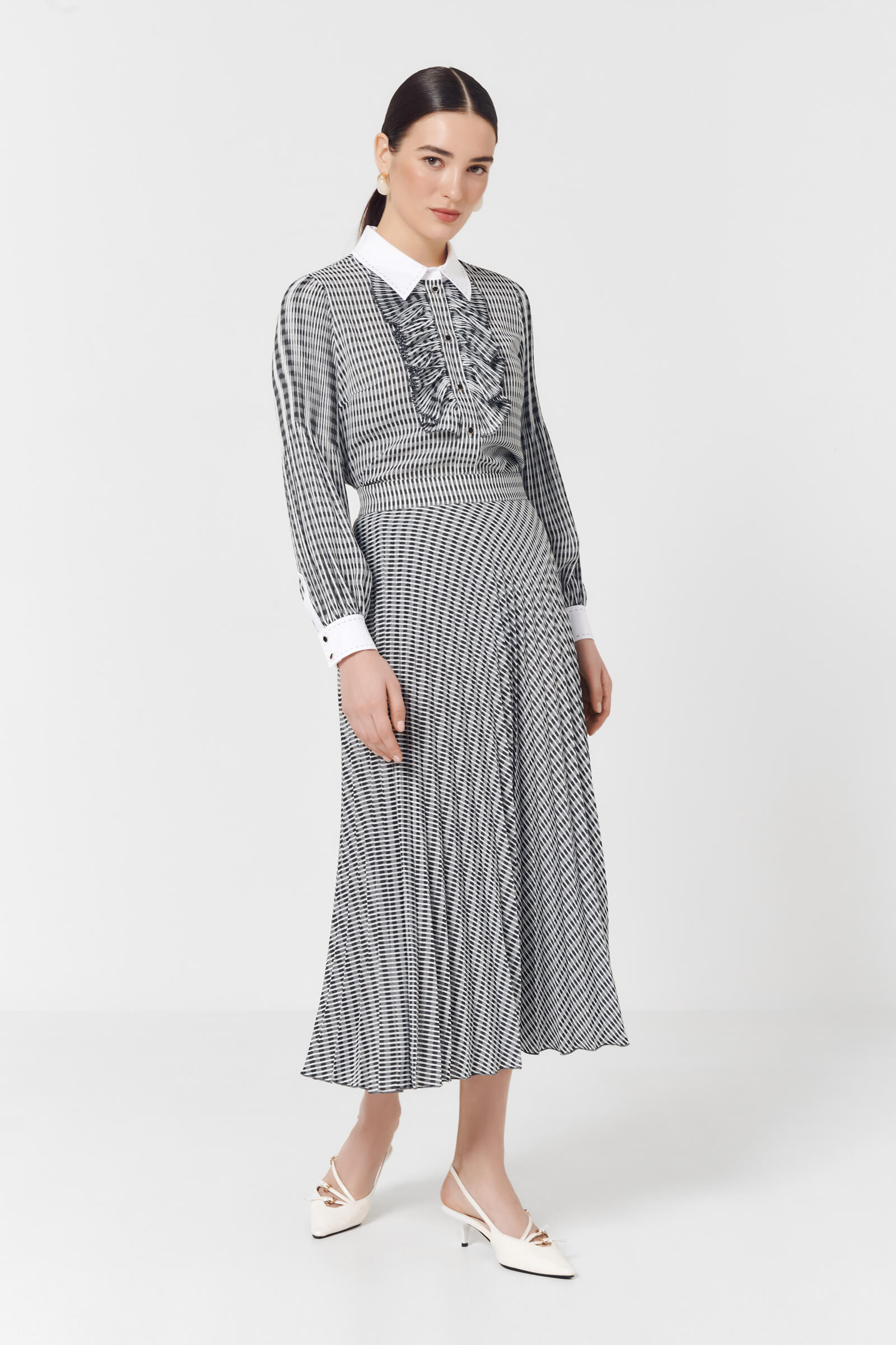 Рубашка с воланами Бренд Caterina Leman