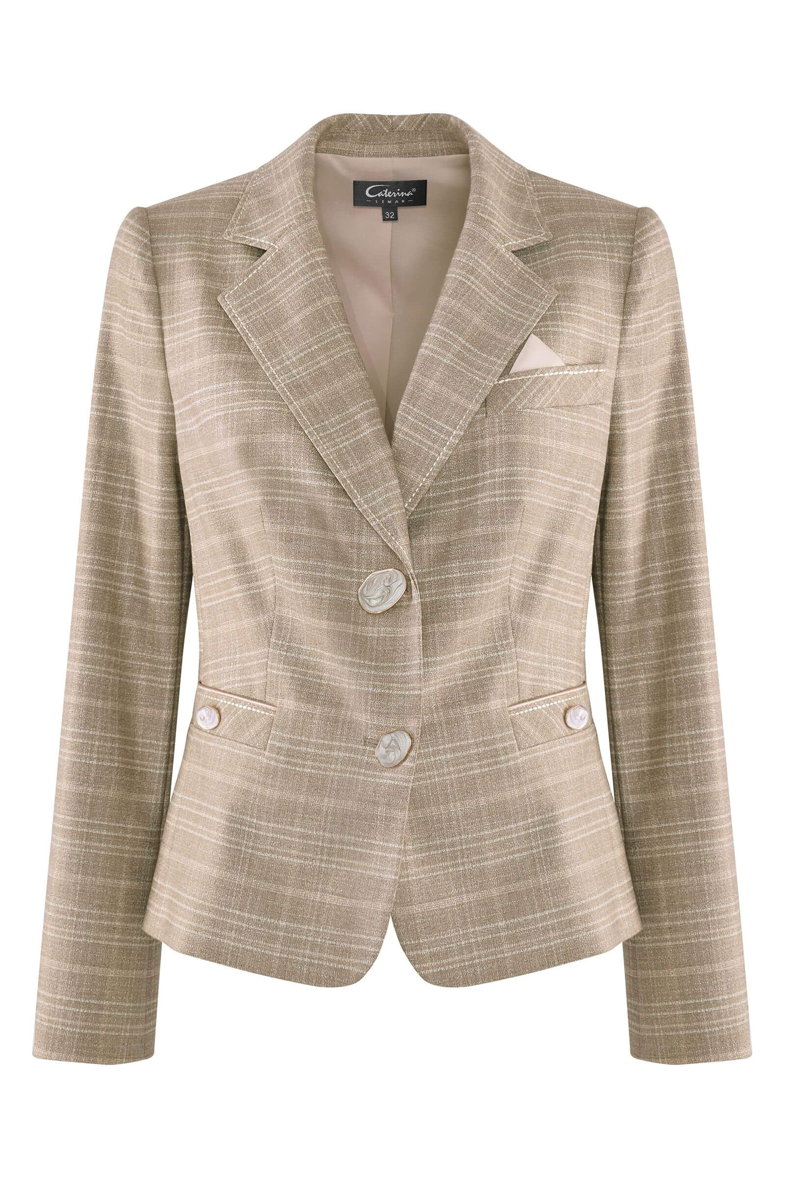 Пиджак с английским воротником Бренд Caterina Leman