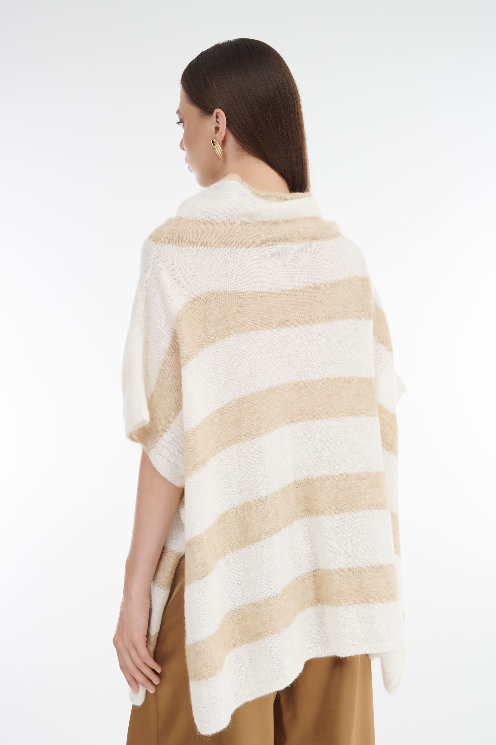 Свободный джемпер в полоску Бренд Sarah Pacini