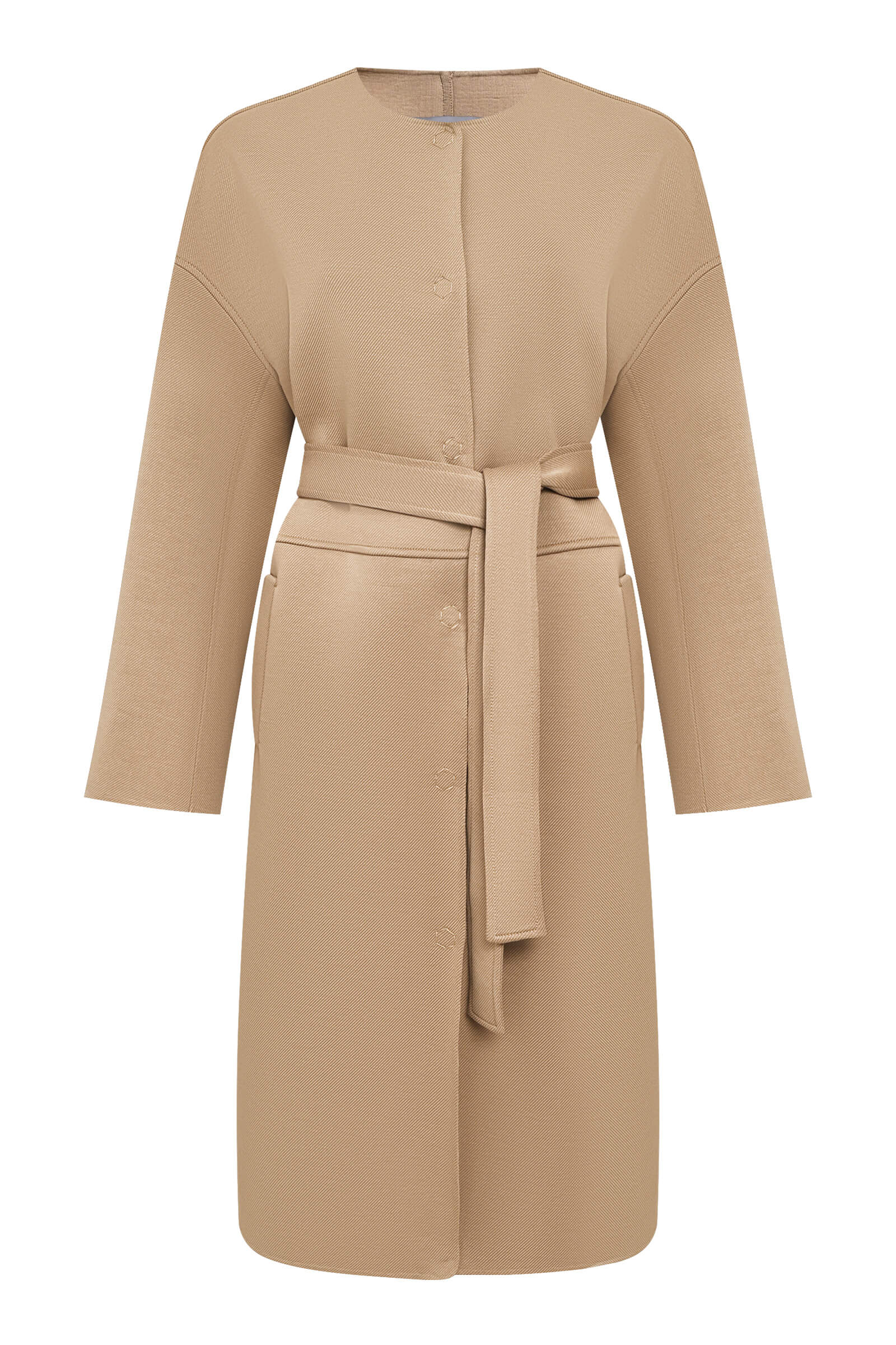 Пальто-халат из смесового хлопка Бренд MM