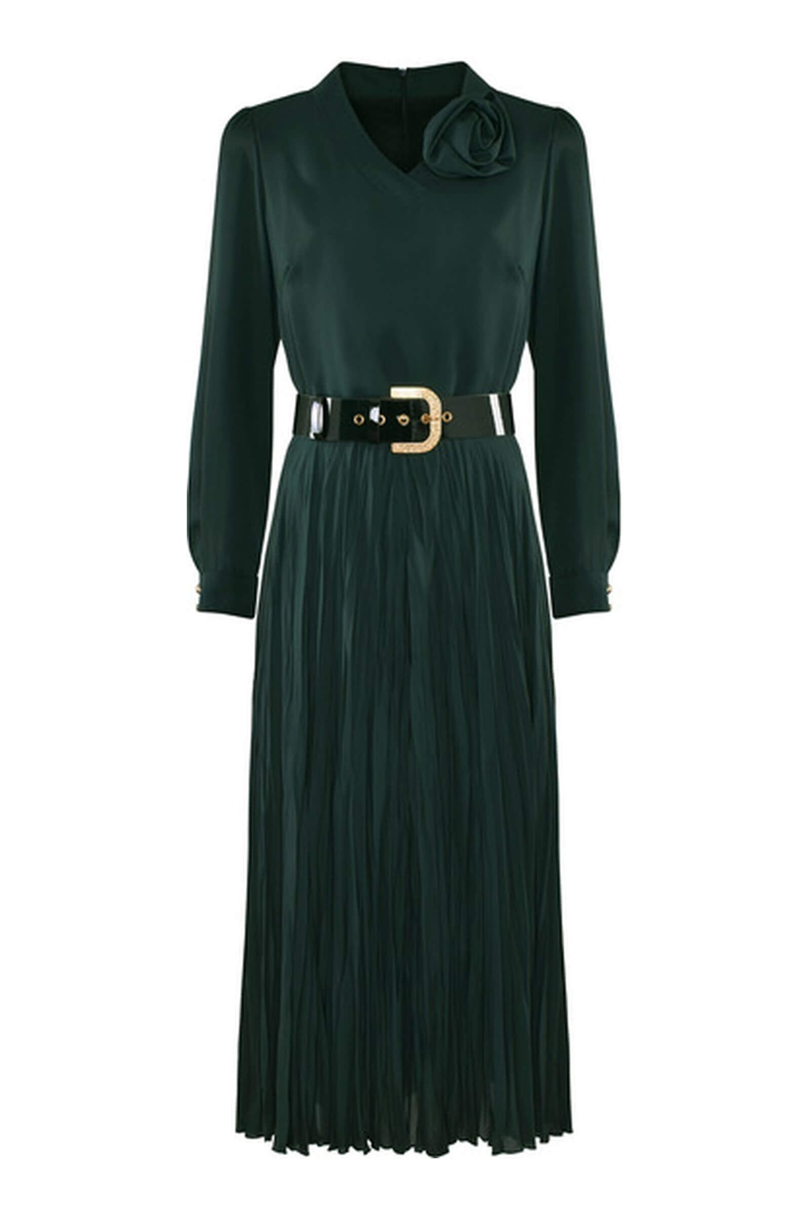 Платье из поливискозы с крэш эффектом Бренд Caterina Leman