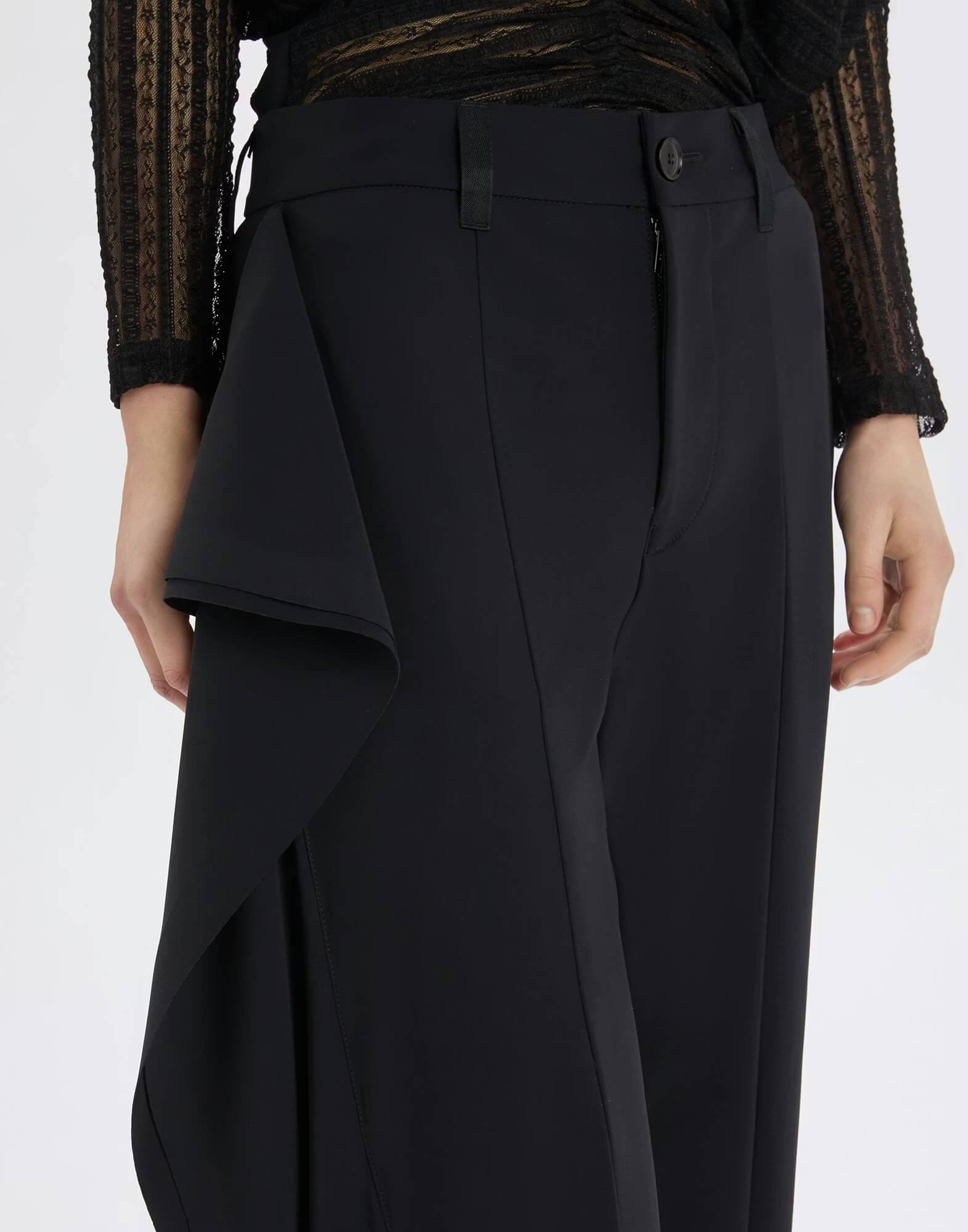 Брюки с драпировкой Бренд High