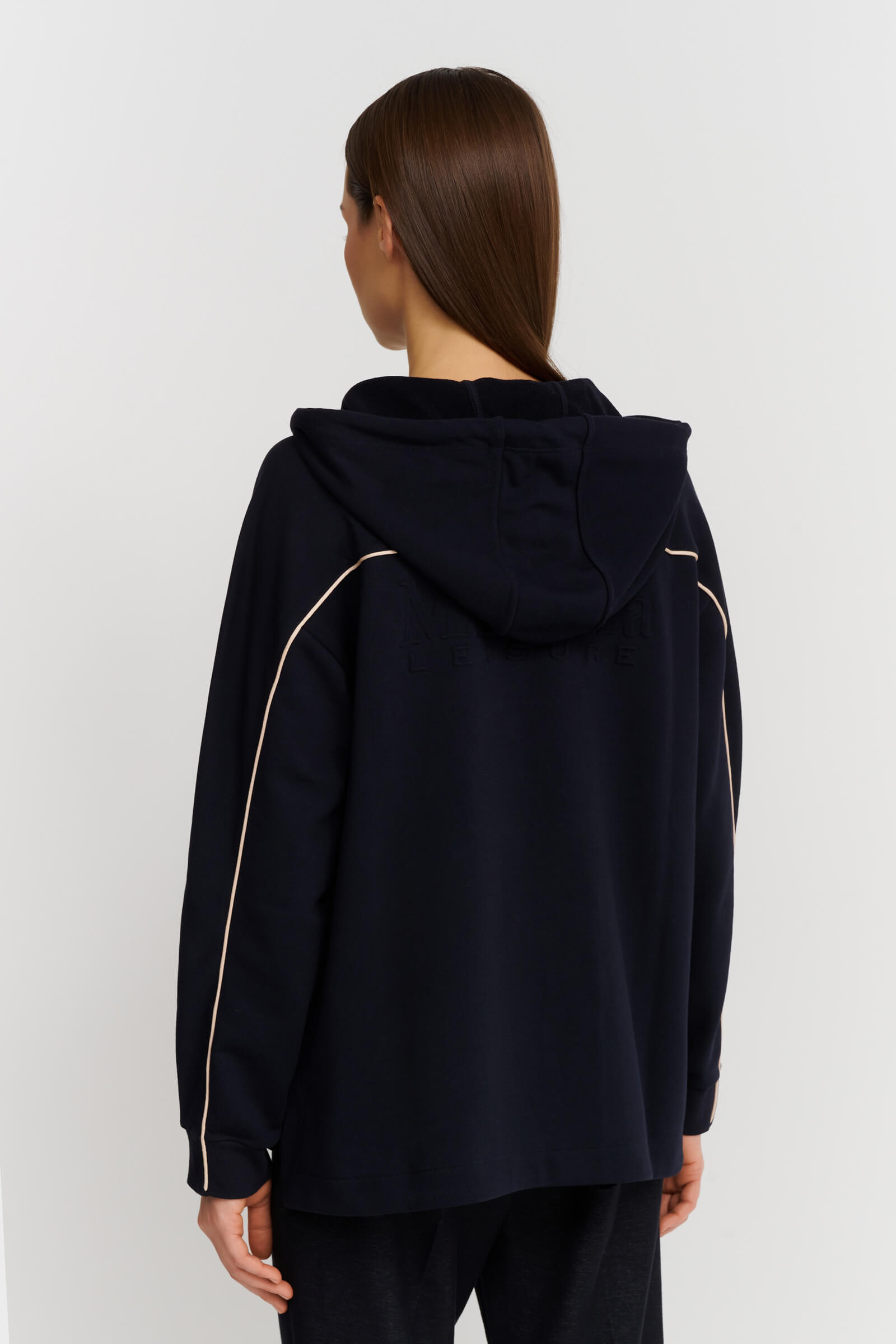 Хлопковая толстовка на молнии Бренд Max Mara