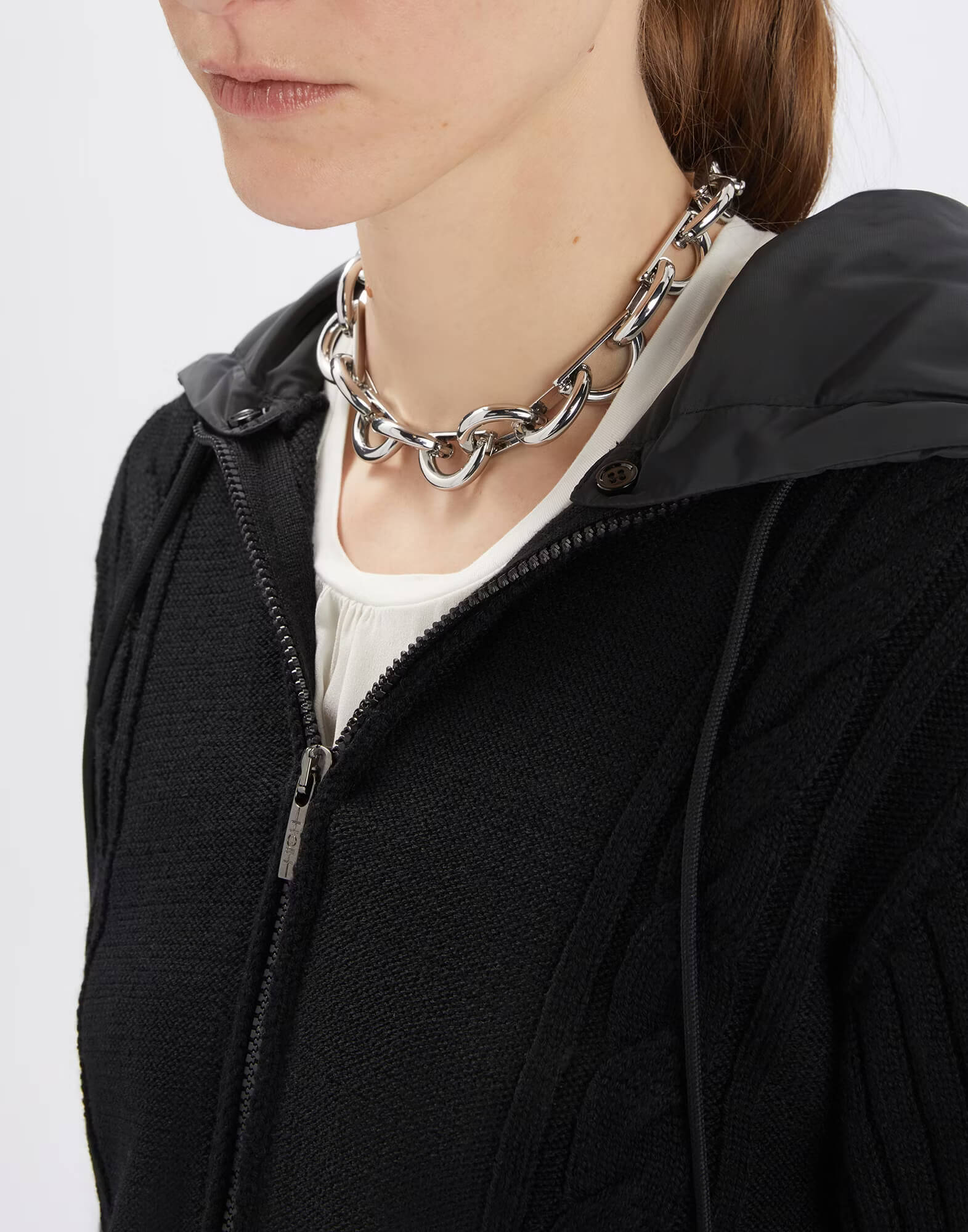 Кардиган на молнии с капюшоном Бренд High