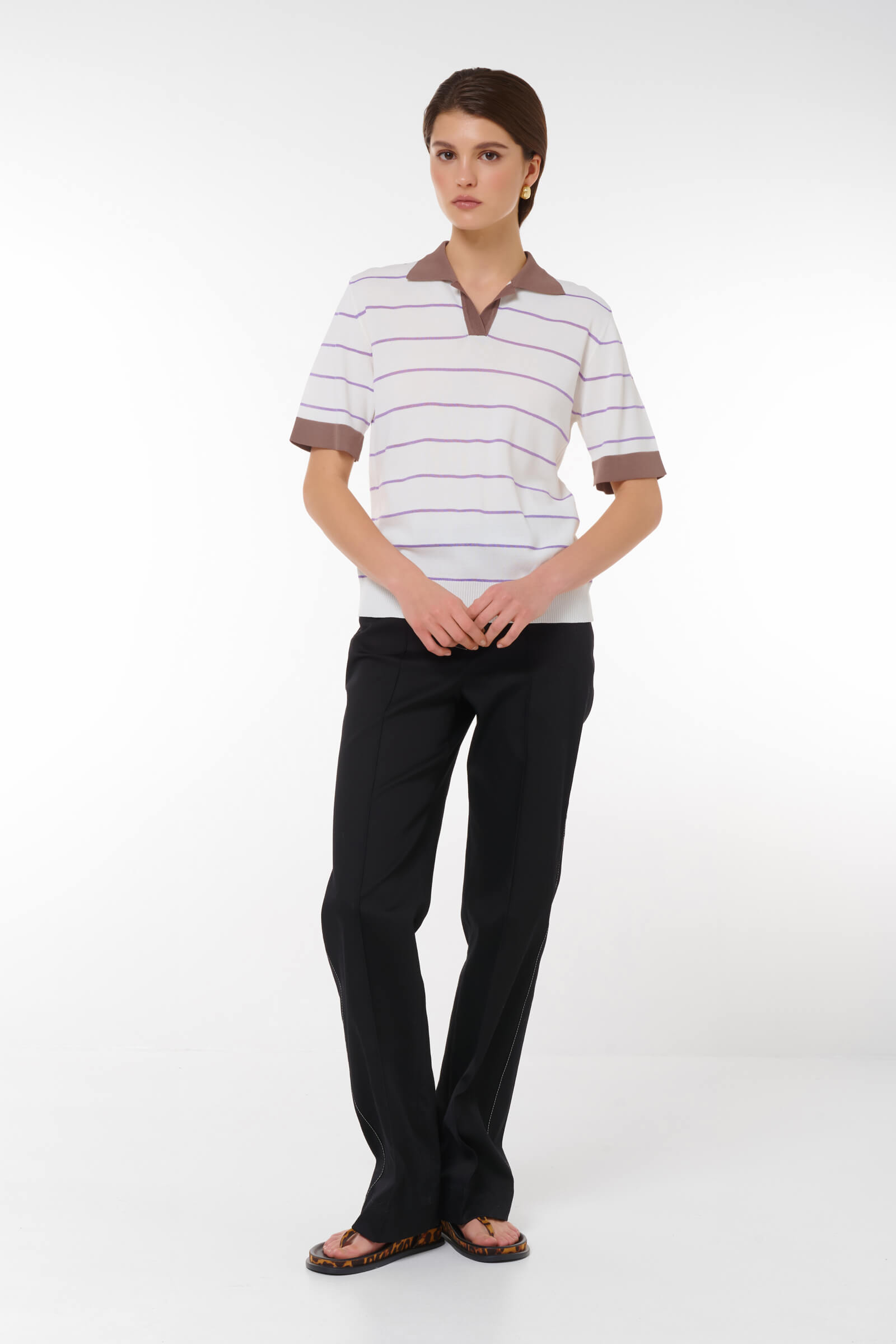 Джемпер в полоску Бренд Caterina Leman