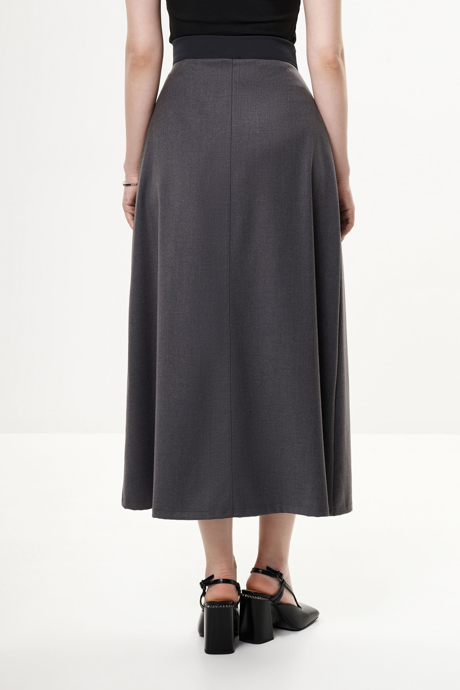 Юбка мидакси в складку Бренд Milva Mi