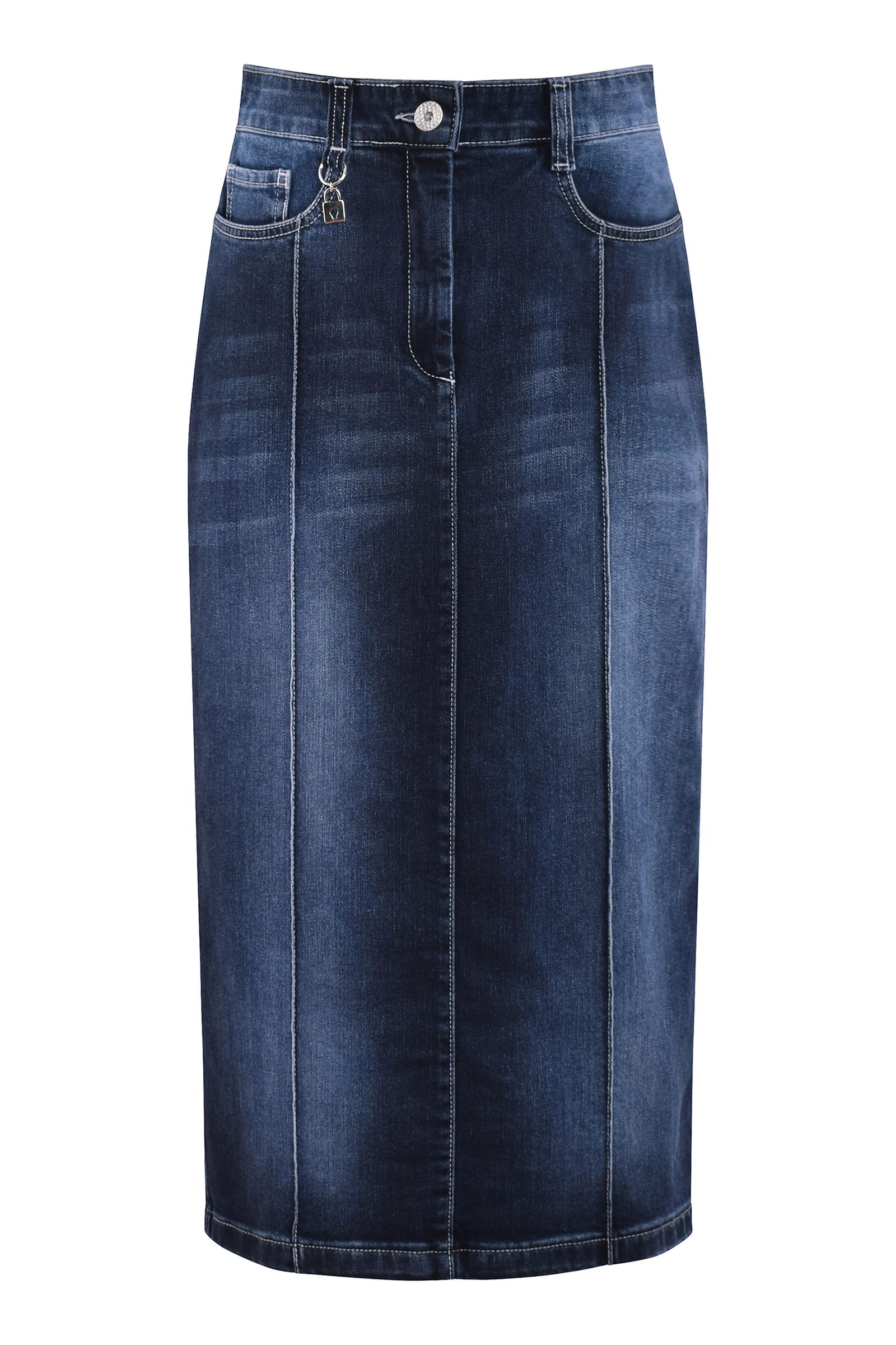 Джинсовая юбка-карандаш Бренд Caterina Leman