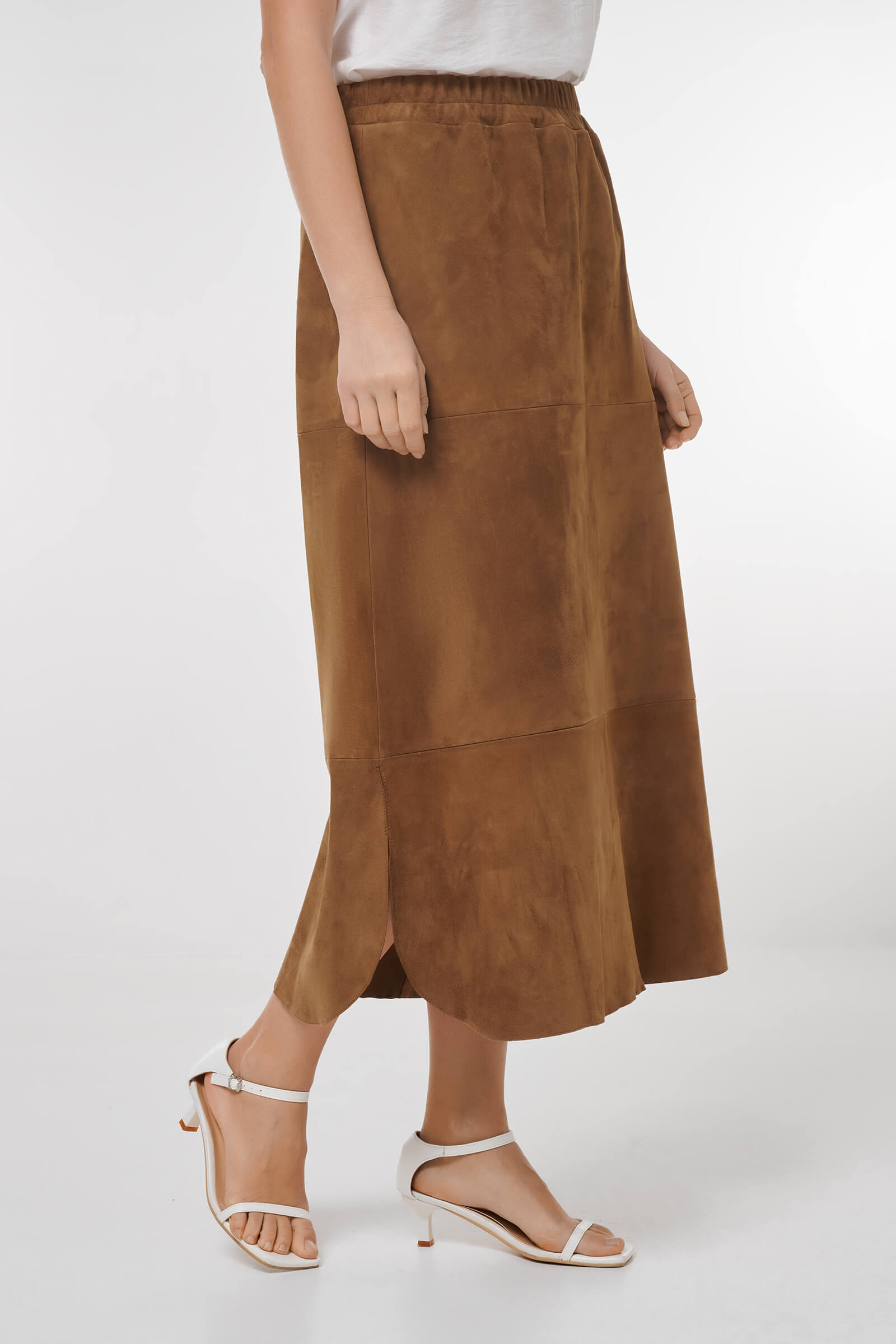 Юбка из натуральной кожи Бренд Caterina Leman