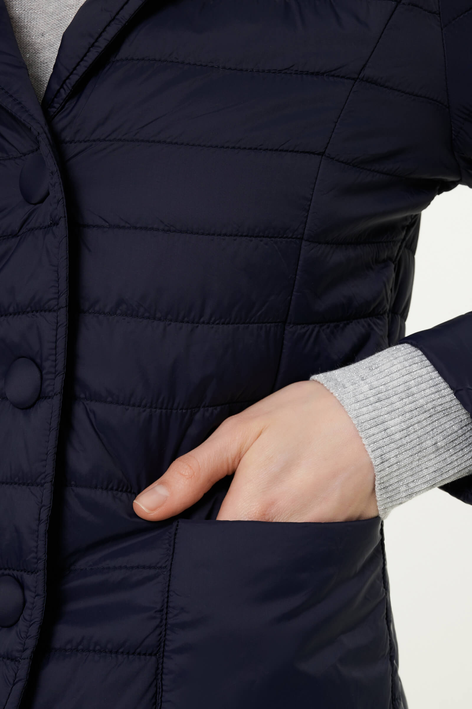 Стеганая куртка с боковыми карманами Бренд Diana Gallesi