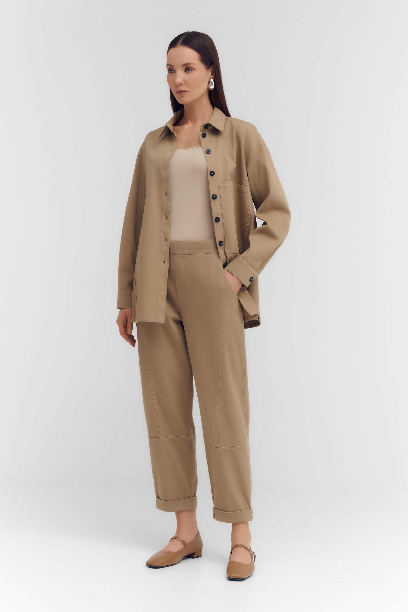 Рубашка из хлопка Бренд Sarah Pacini