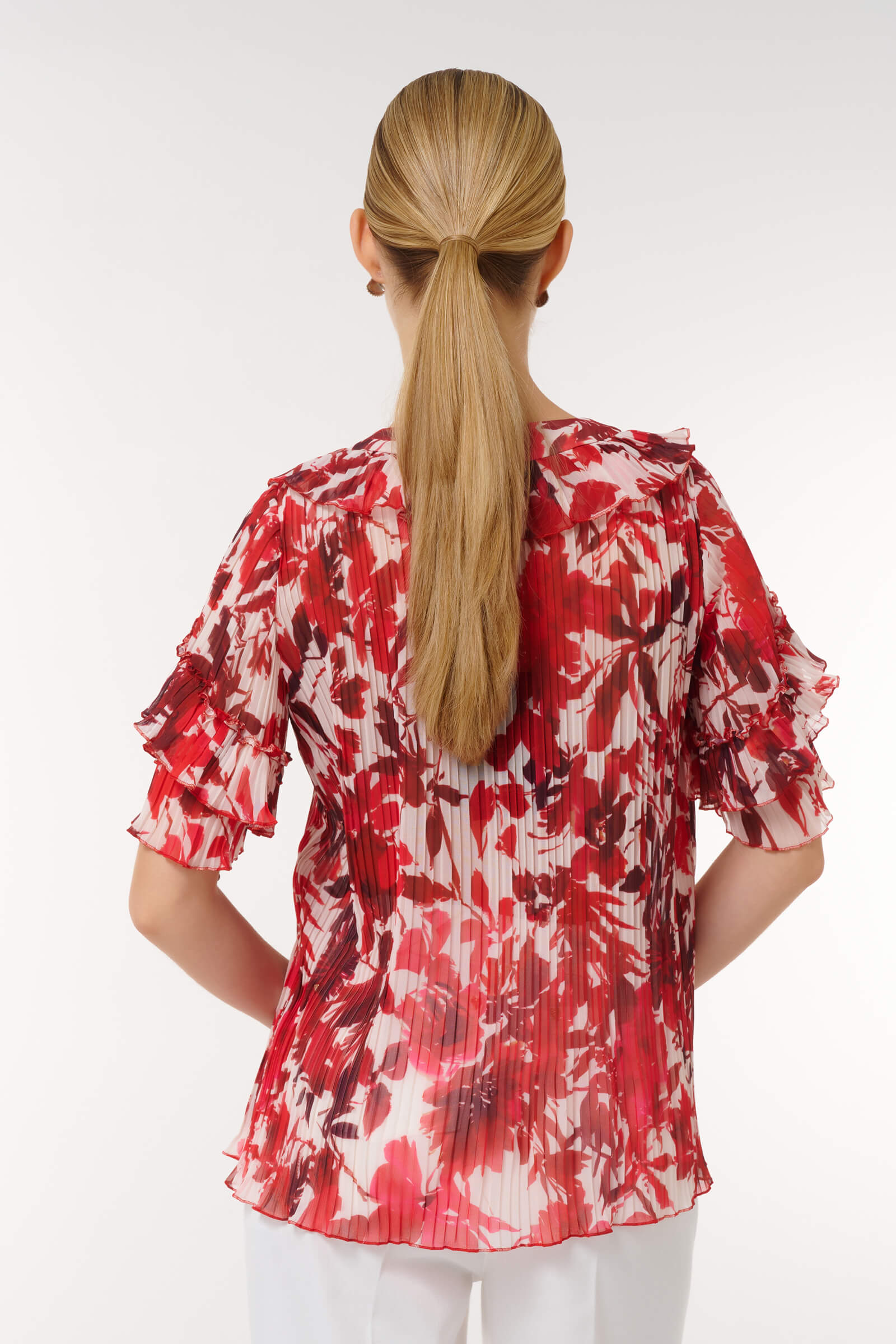 Блузка с цветочным принтом Бренд Caterina Leman