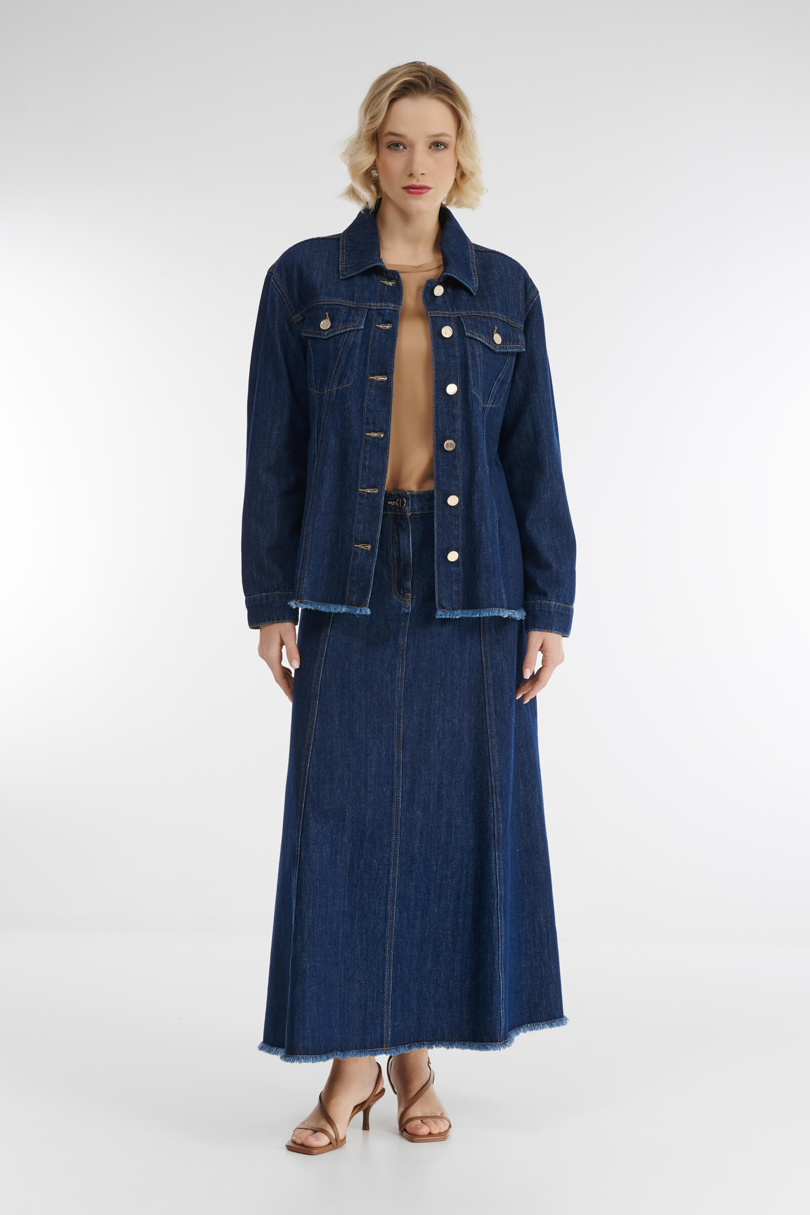 Джинсовая рубашка Бренд Diana Gallesi