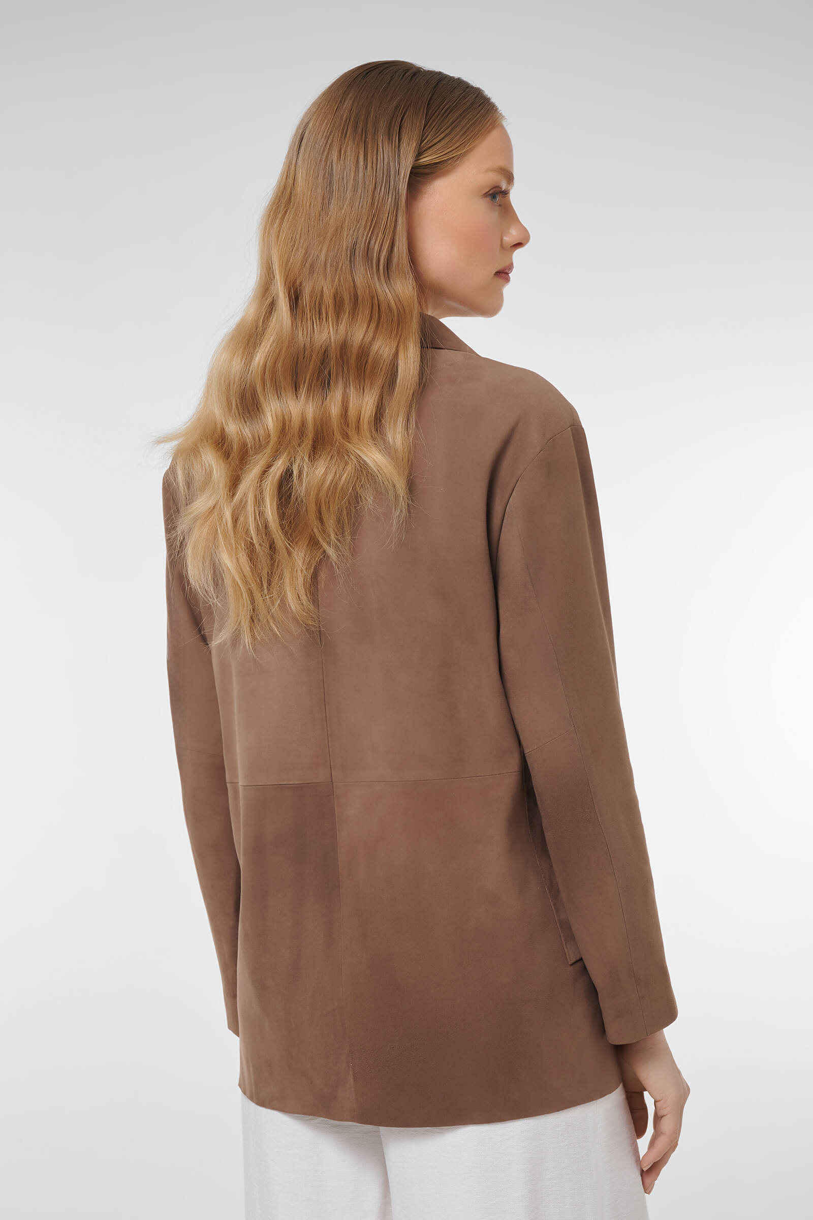 Удлиненная куртка из натуральной кожи Бренд Caterina Leman