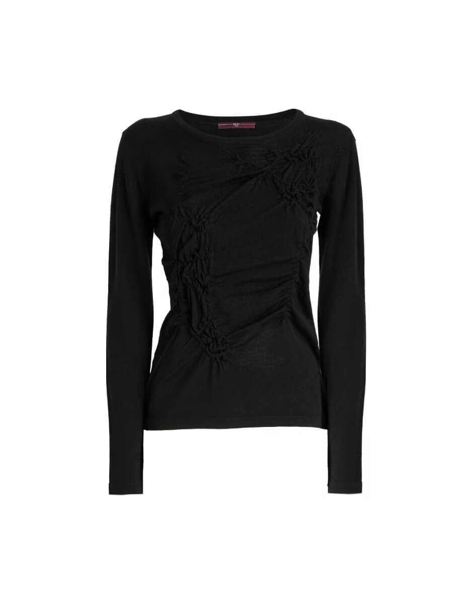 Джемпер со сборками Бренд High