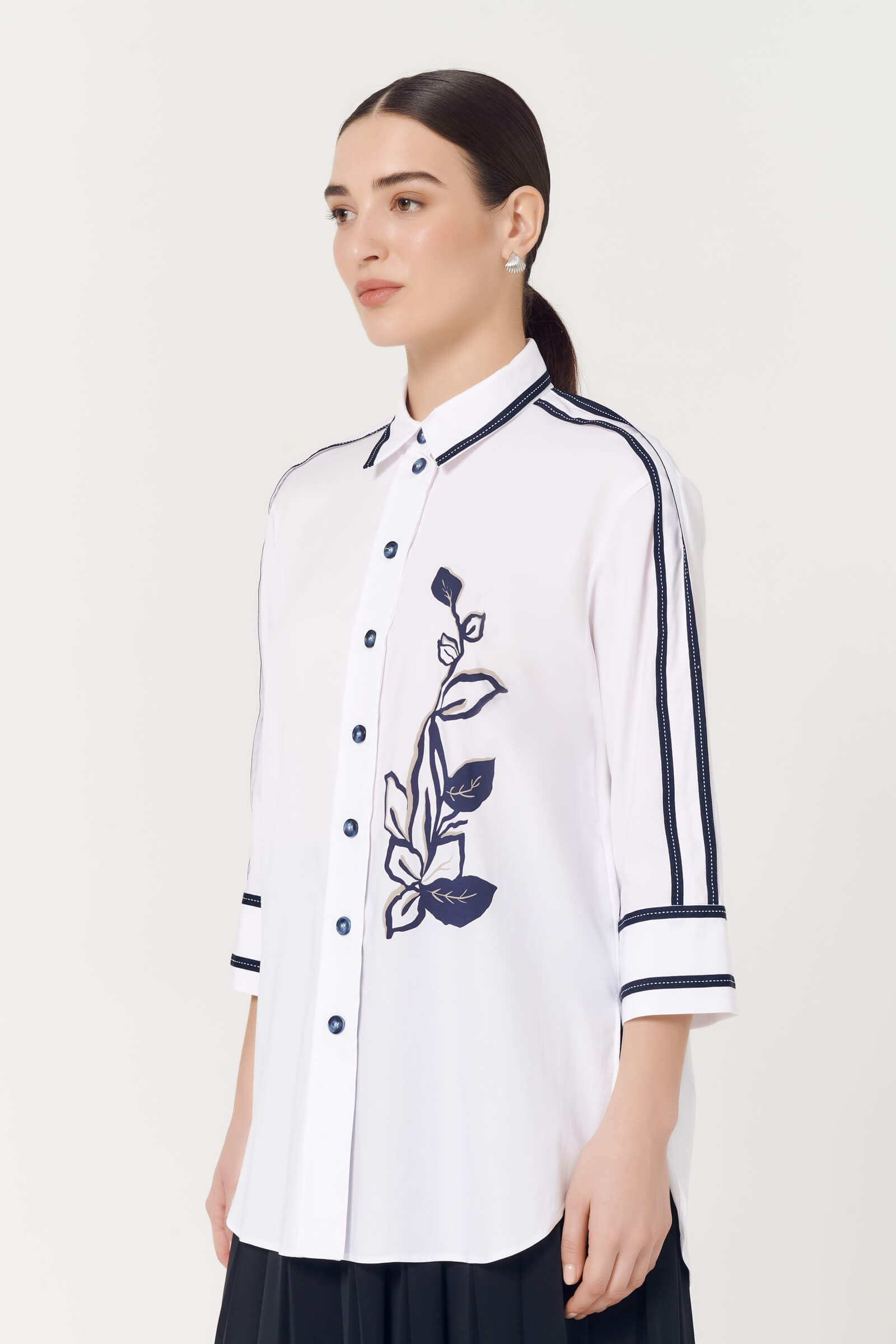 Рубашка с вышевкой Бренд Caterina Leman