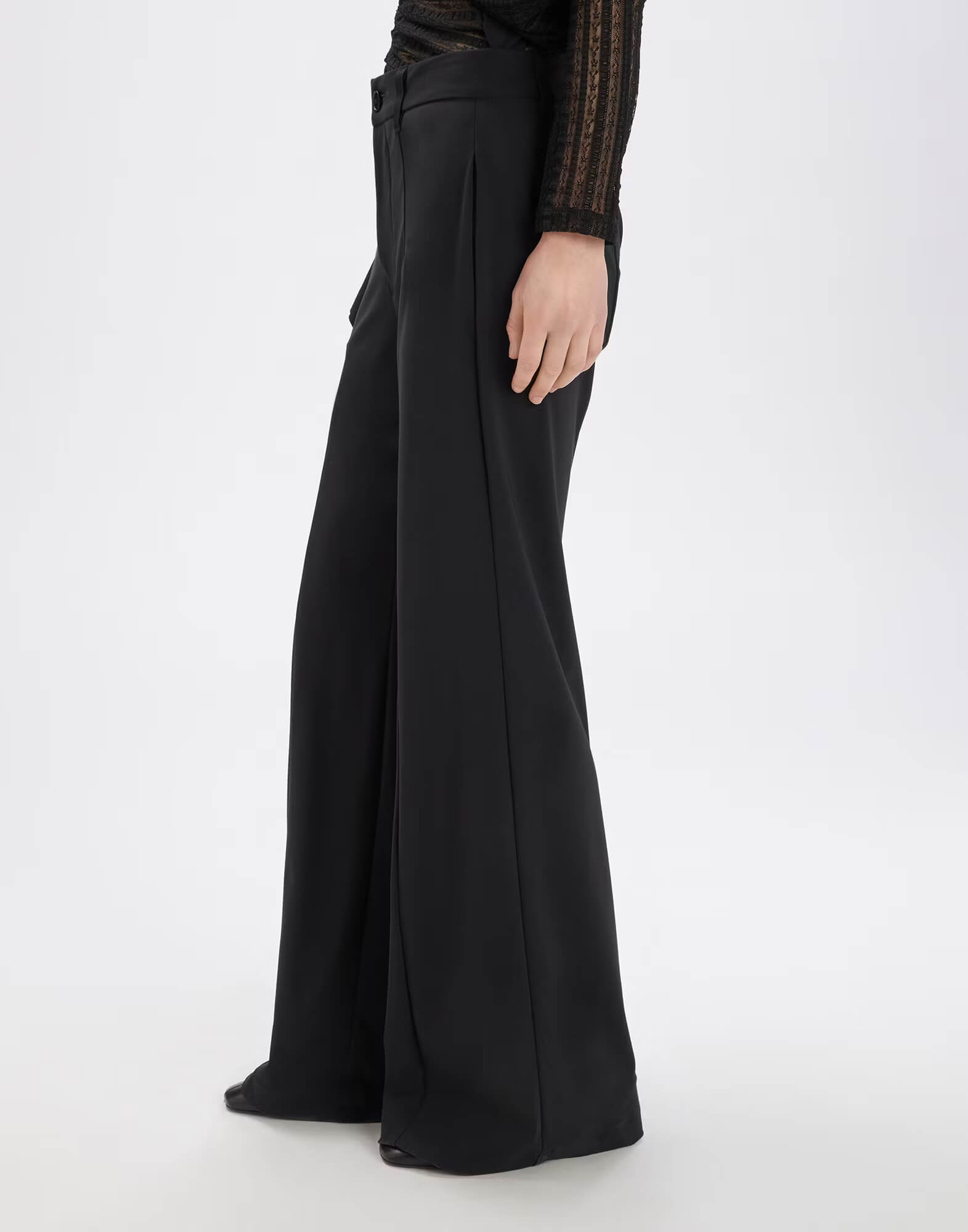 Брюки с драпировкой Бренд High