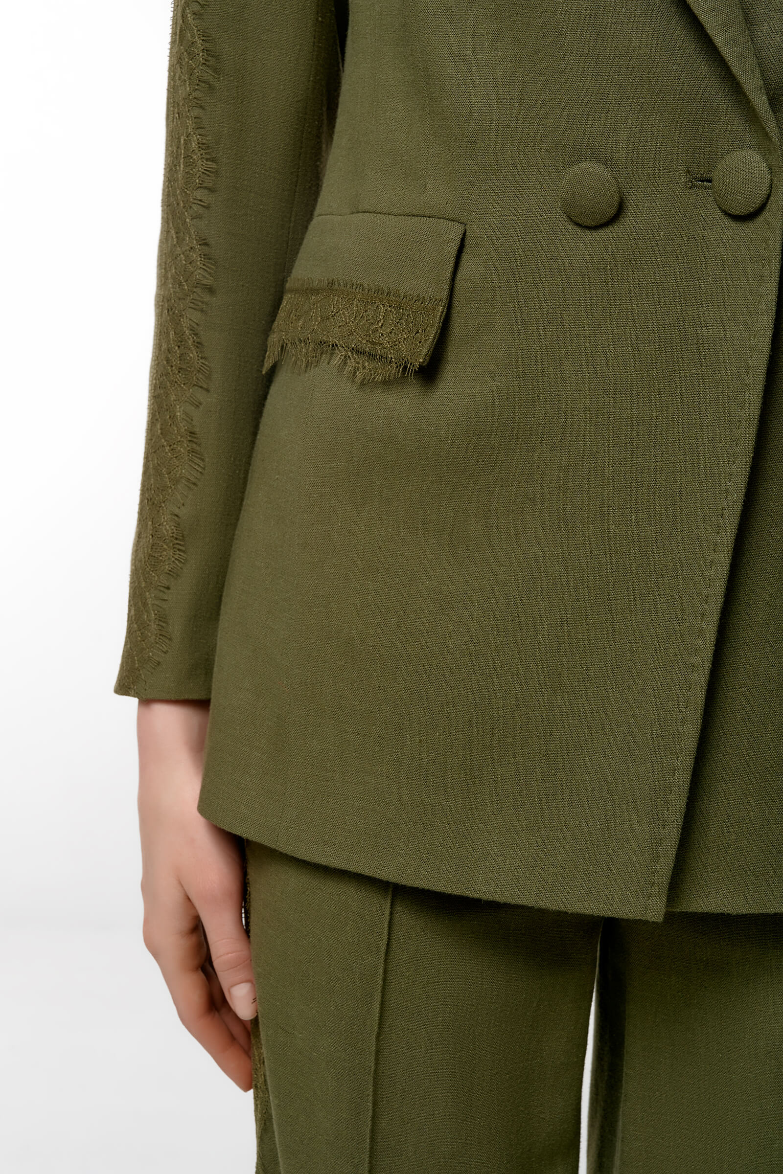 Жакет из вискозы и льна Бренд Caterina Leman