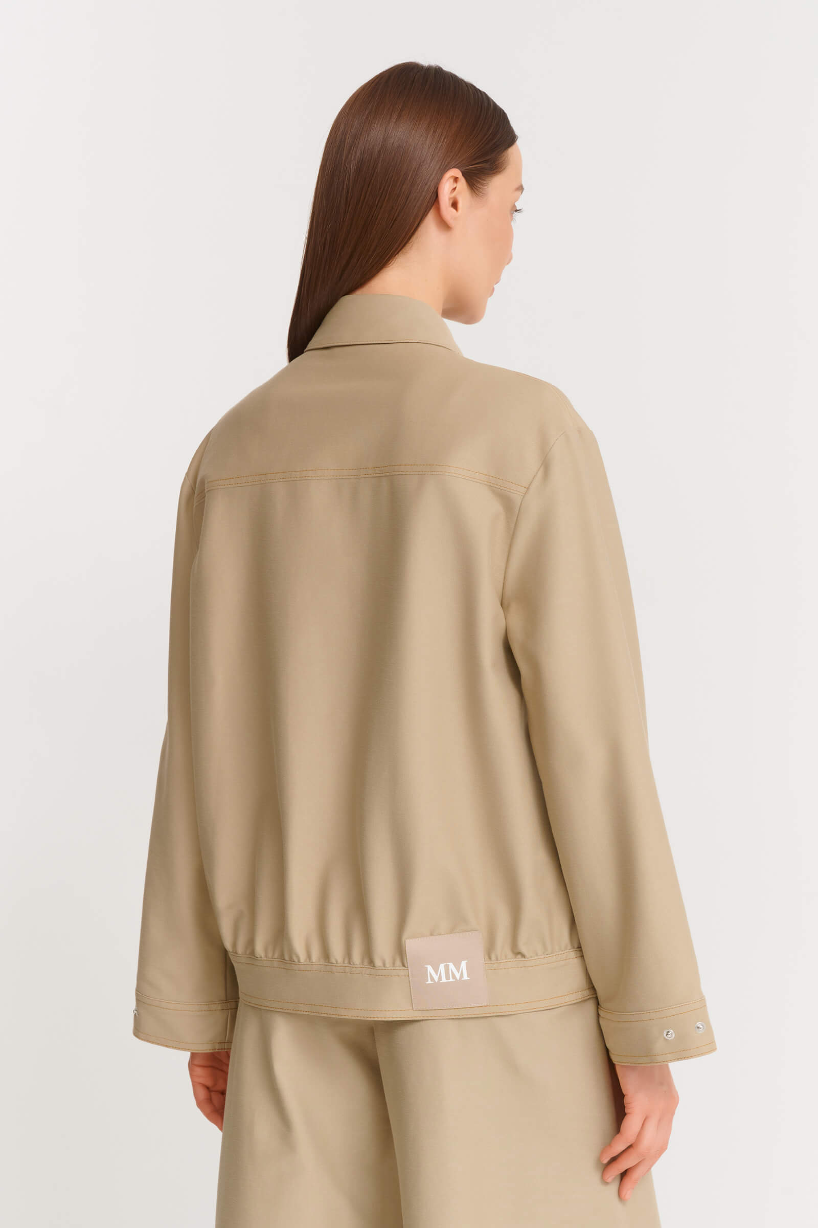 Джинсовая куртка на кнопках Бренд MM