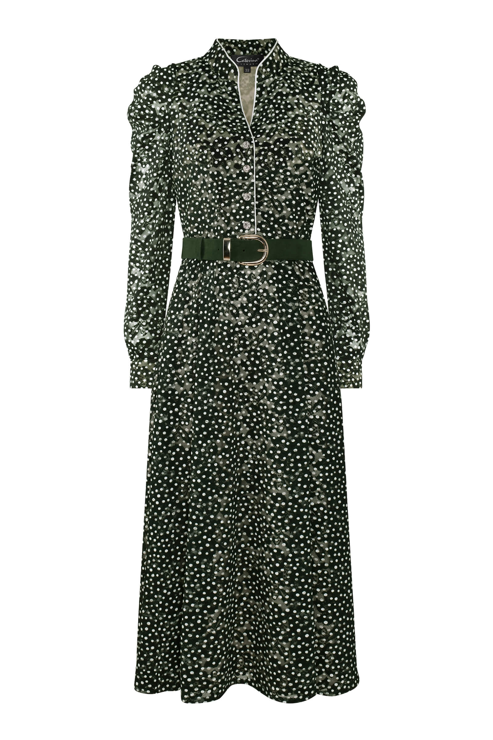 Платье макси с ремнем Бренд Caterina Leman