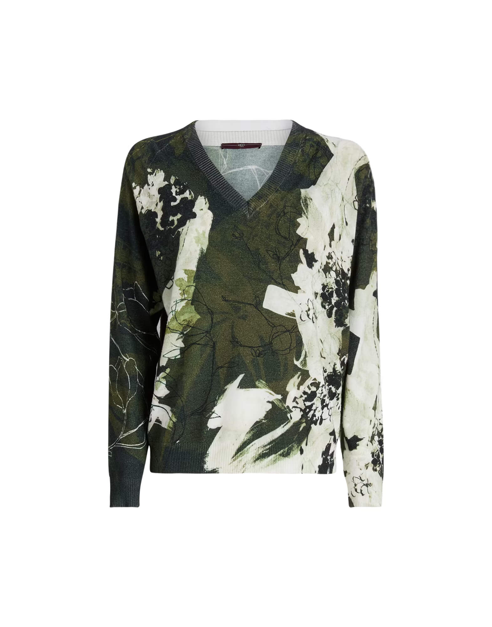 Джемпер с цветочным принтом Бренд High