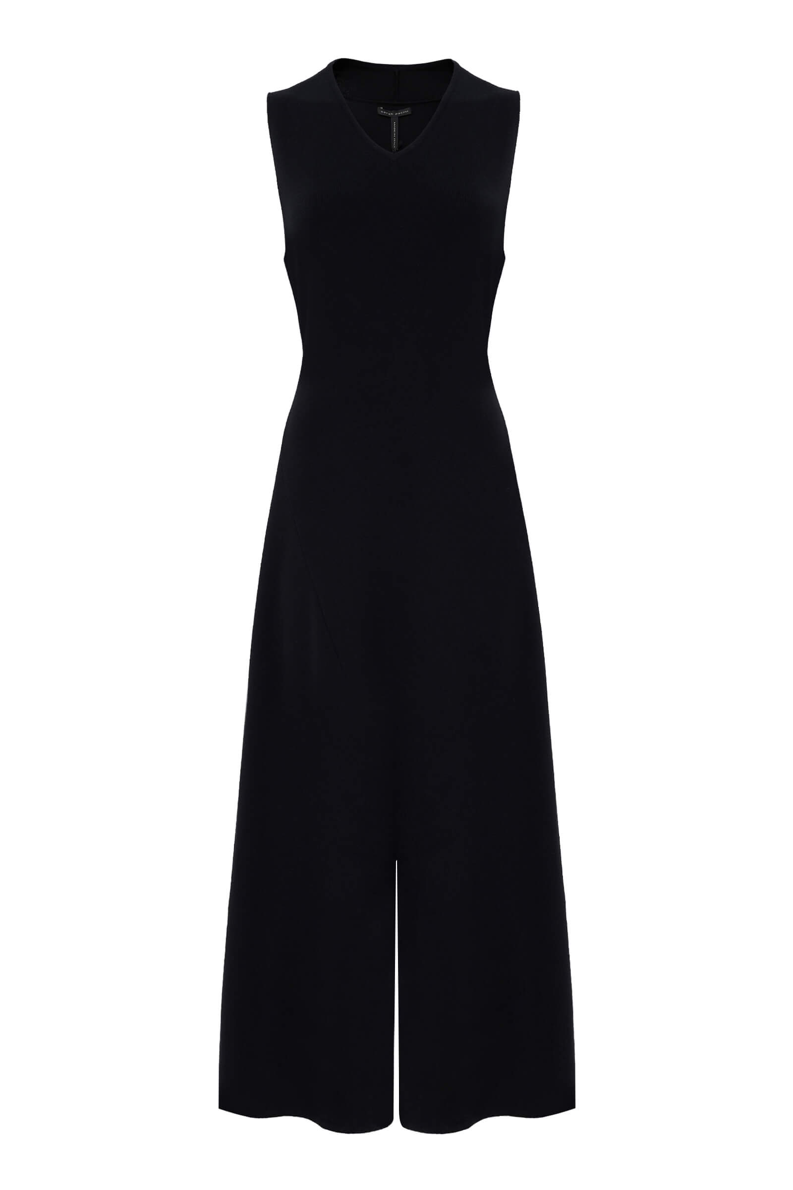 Трикотажное платье с V-образным вырезом Бренд Sarah Pacini