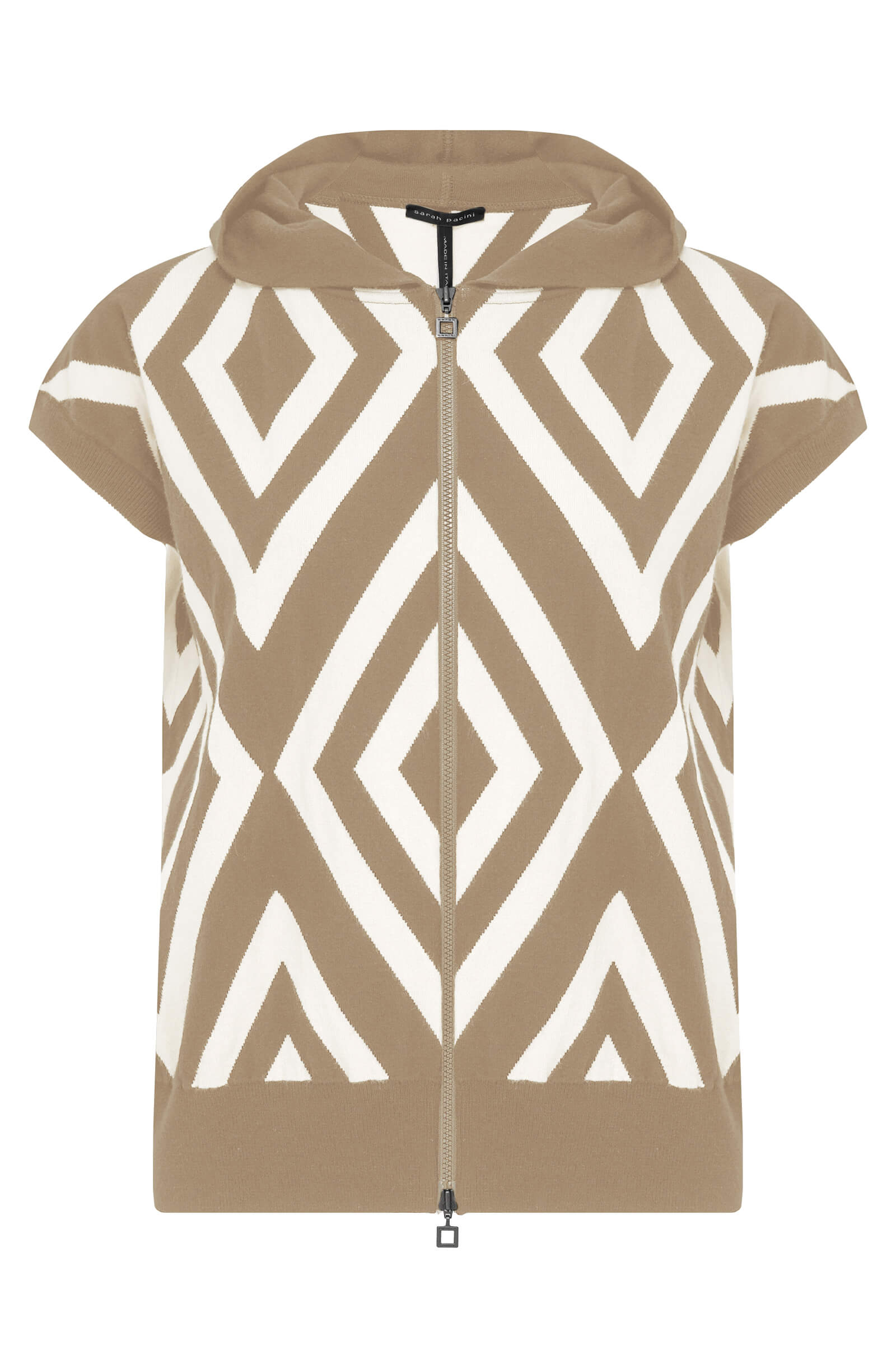 Кардиган на молнии с капюшоном Бренд Sarah Pacini