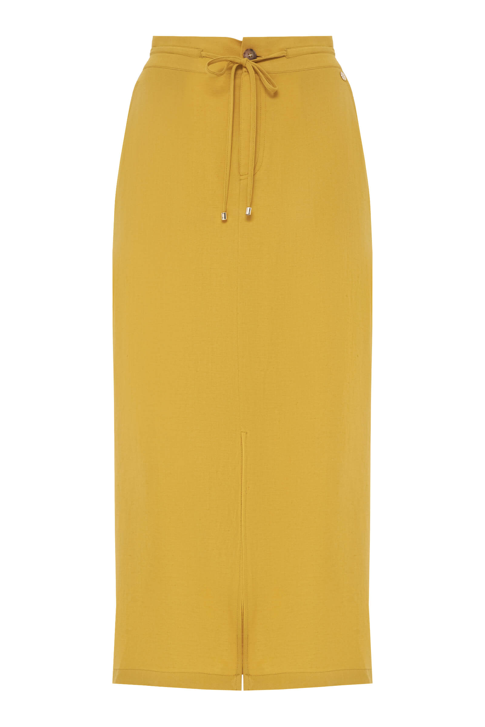 Прямая юбка на завязках с разрезом Бренд Diana Gallesi