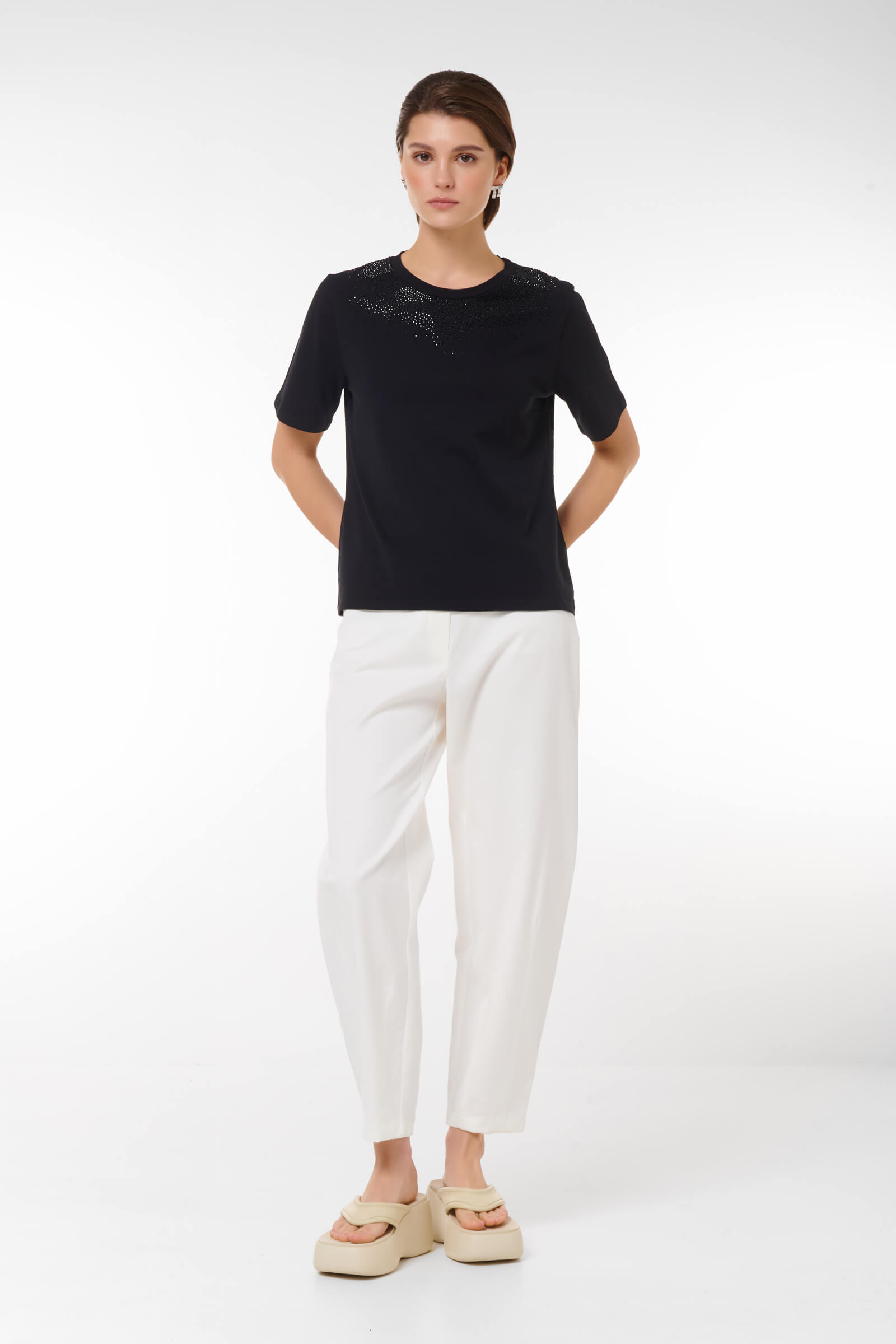 Джемпер со стразами Бренд Caterina Leman