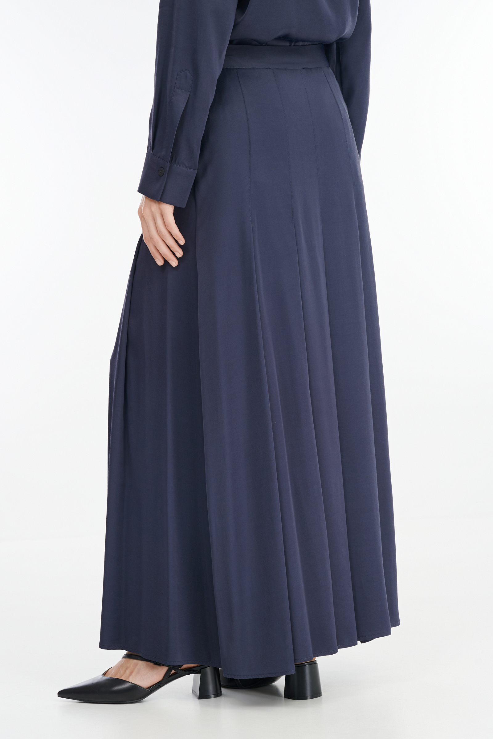 Юбка в крупную складку Бренд Sarah Pacini