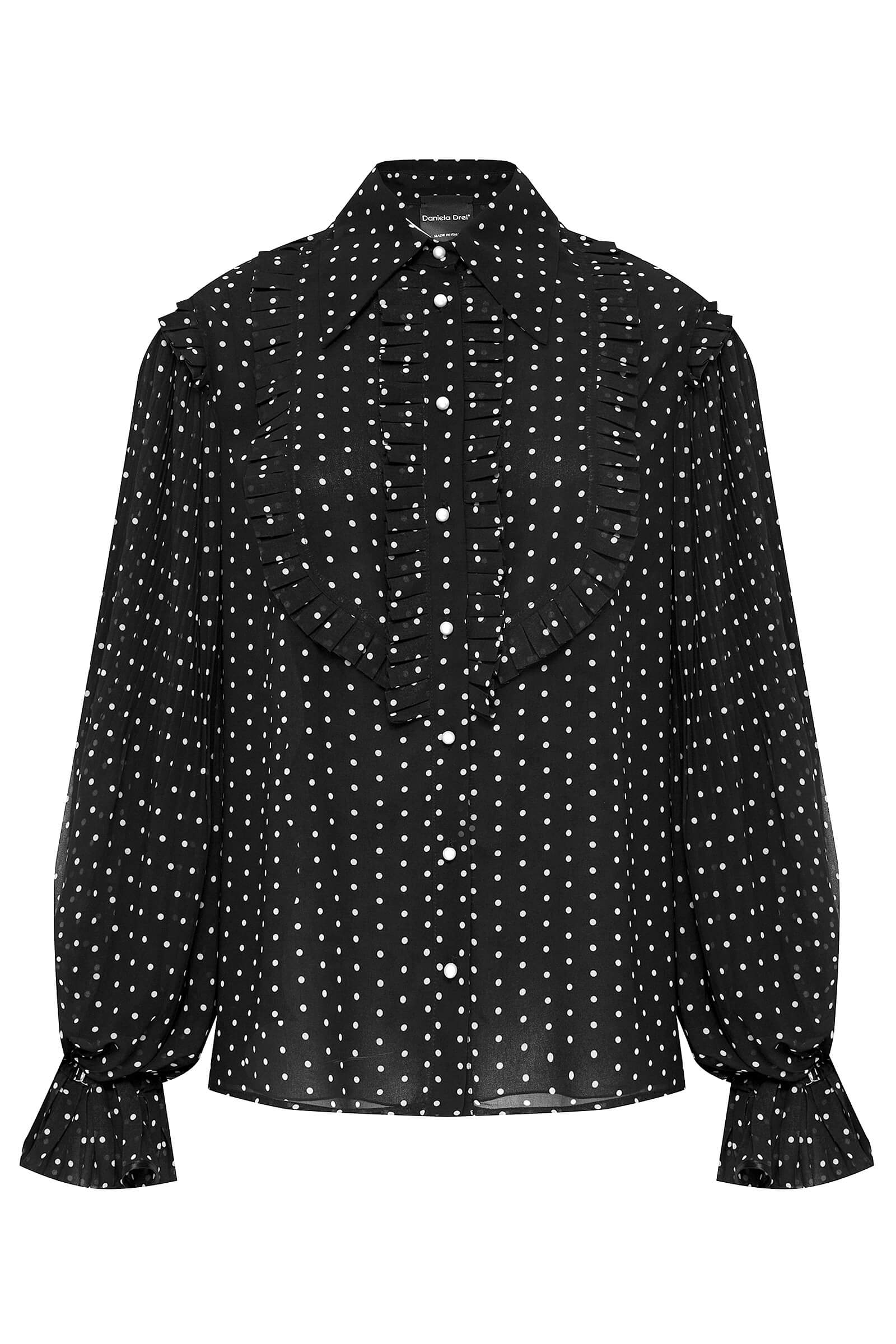 Рубашка в горох Бренд Daniela Drei